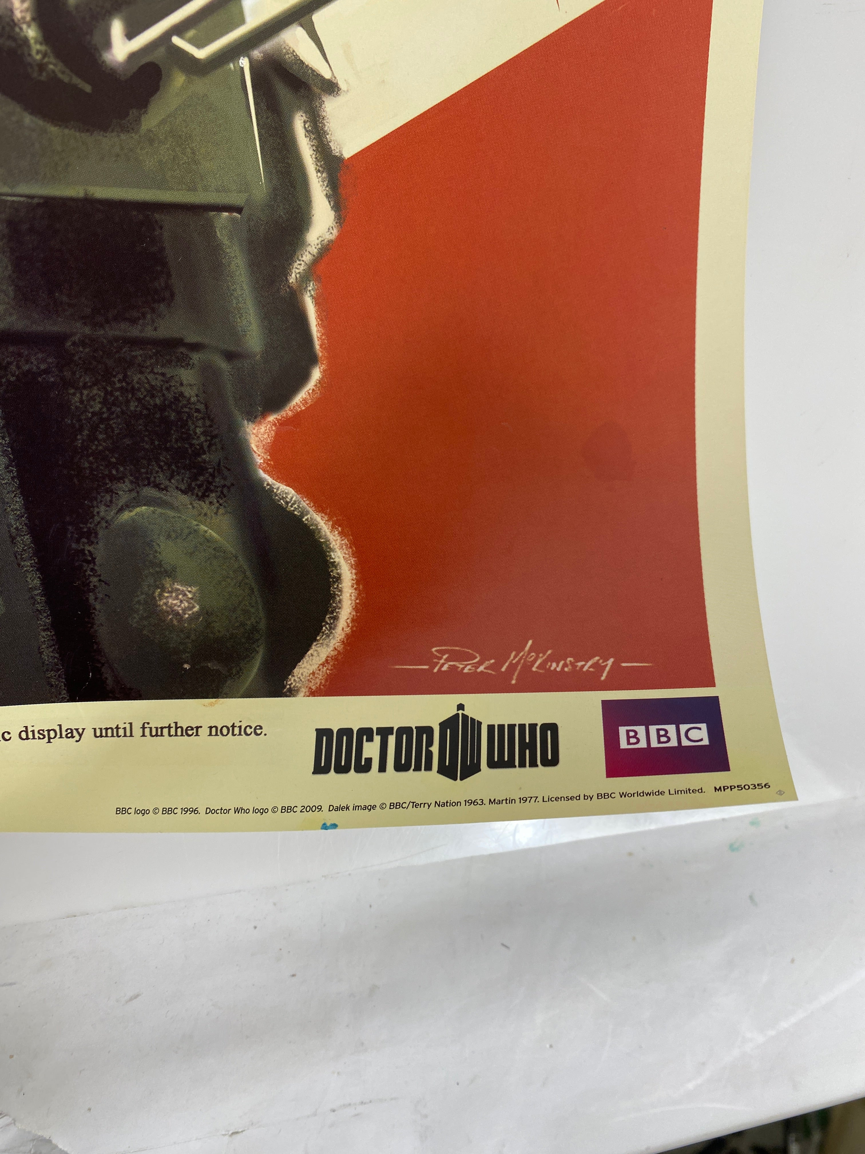 Doctor Who "To Victory" Poster 2009