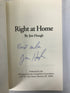Right at Home by Jim Hough Signed 1994 SC Lansing State Journal Columnist
