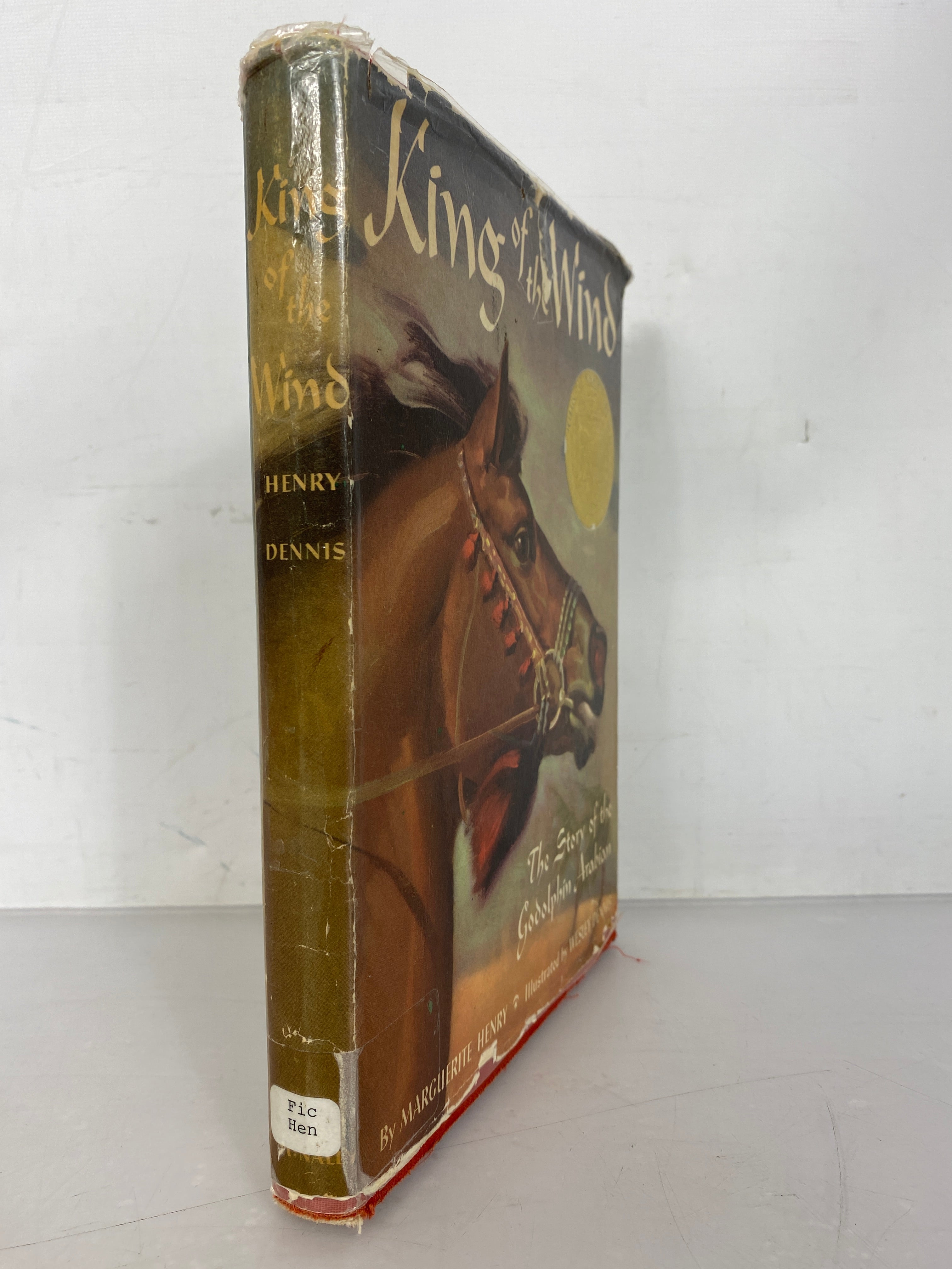 King of the Wind Marguerite Henry Signed Newbery Medal 1949 Edition HC DJ 2 Signatures