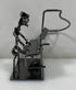 Silver Nuts and Bolts Pianist Metal Figurine