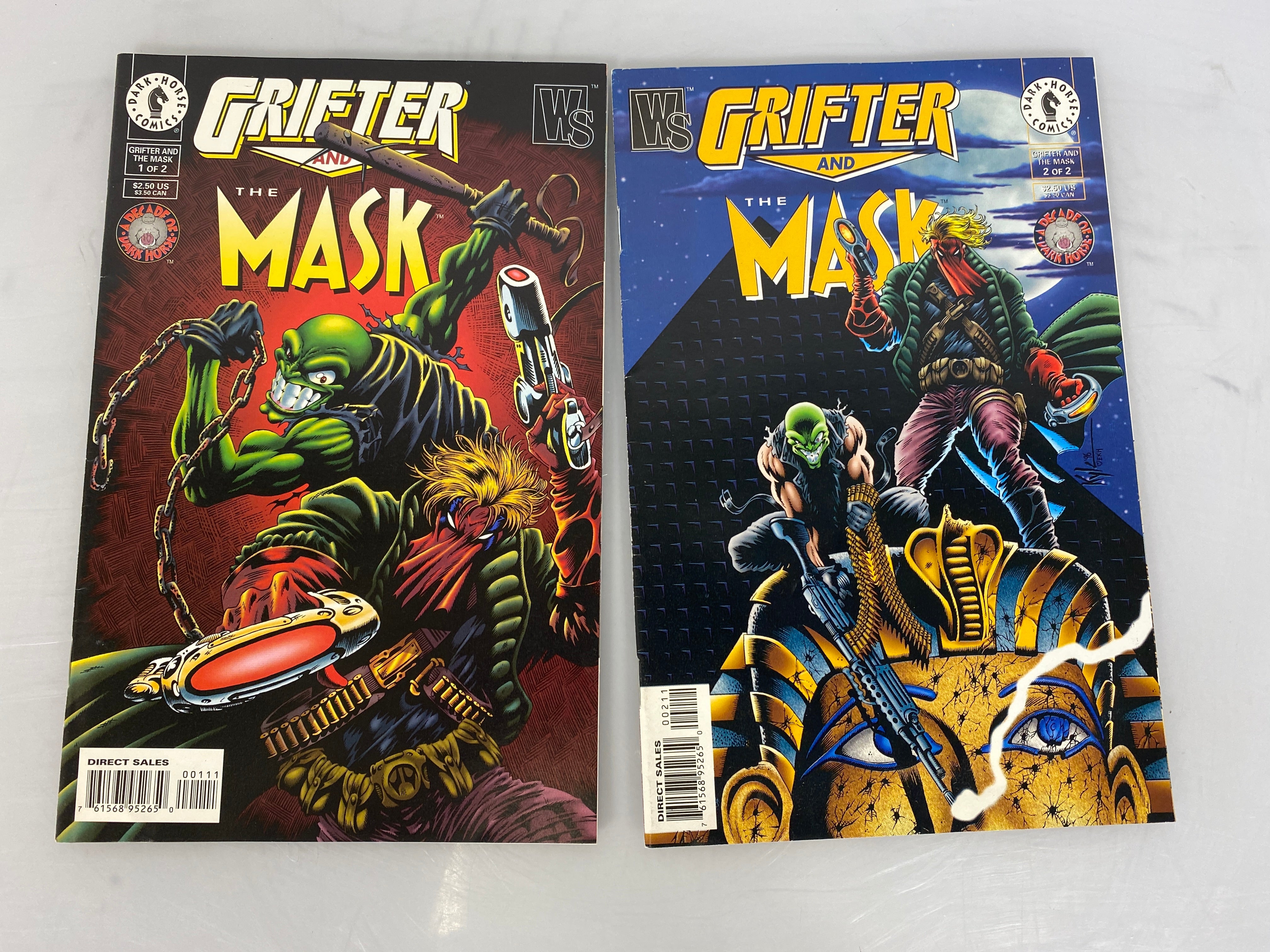 Lot of 2 Grifter and the Mask Dark Horse Comics 1996