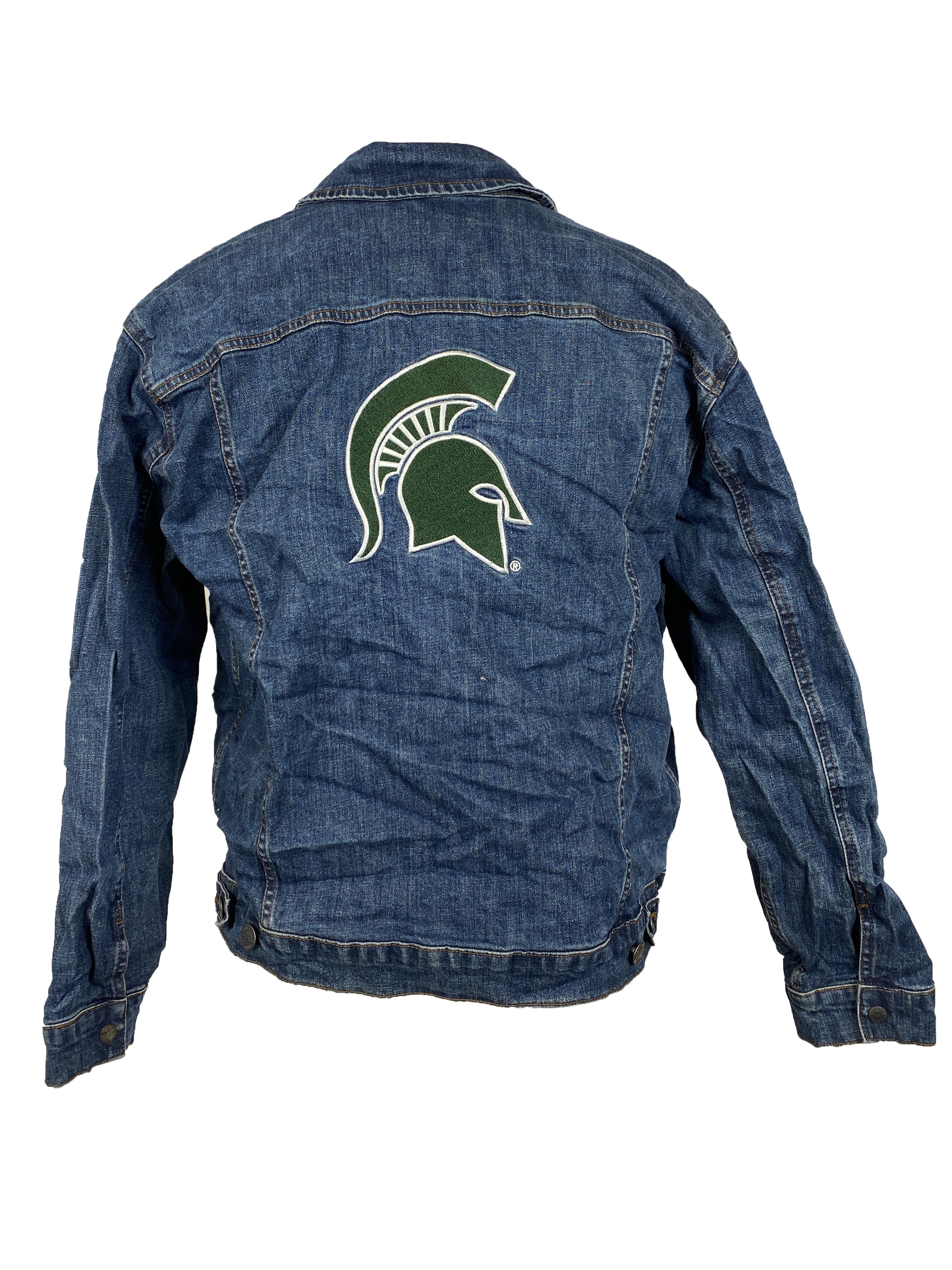 Wrangler Retro Michigan State Jean Jacket Unisex Size L