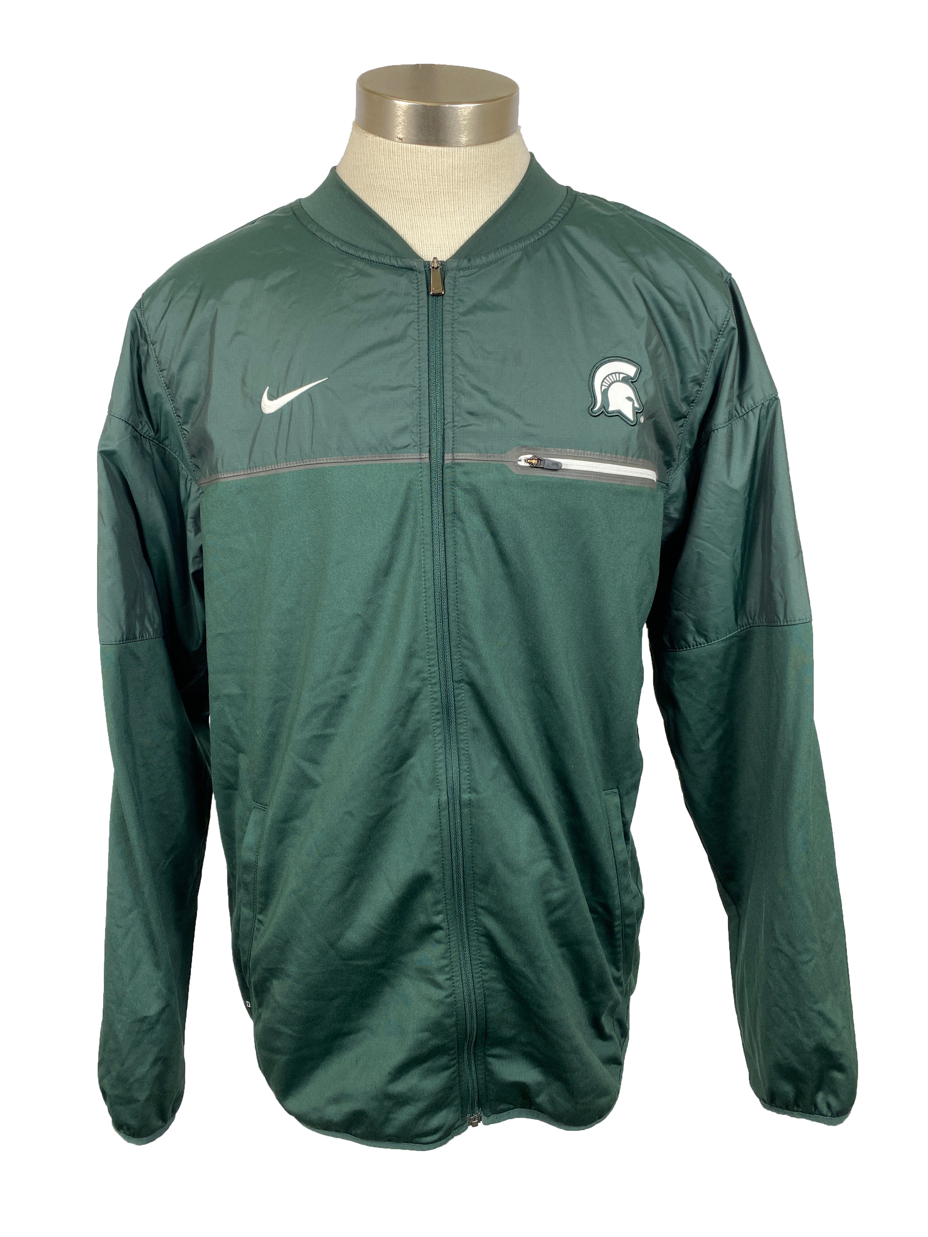 Nike Green Michigan State Jacket Unisex Size M