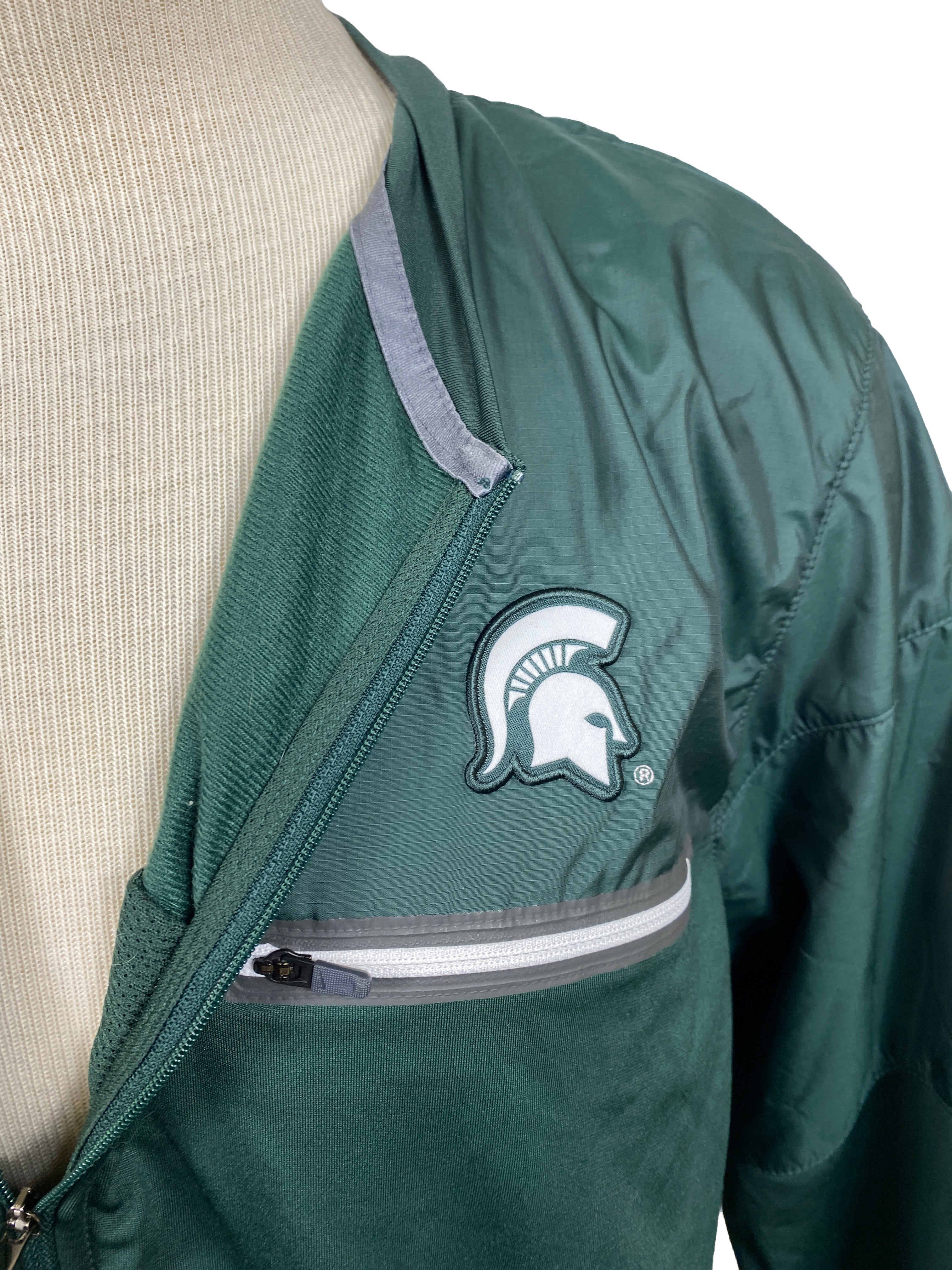 Nike Green Michigan State Jacket Unisex Size M