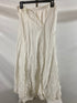 Vintage 1900s White Cotton Underskirt with Eyelet Lace Details Size Unknown