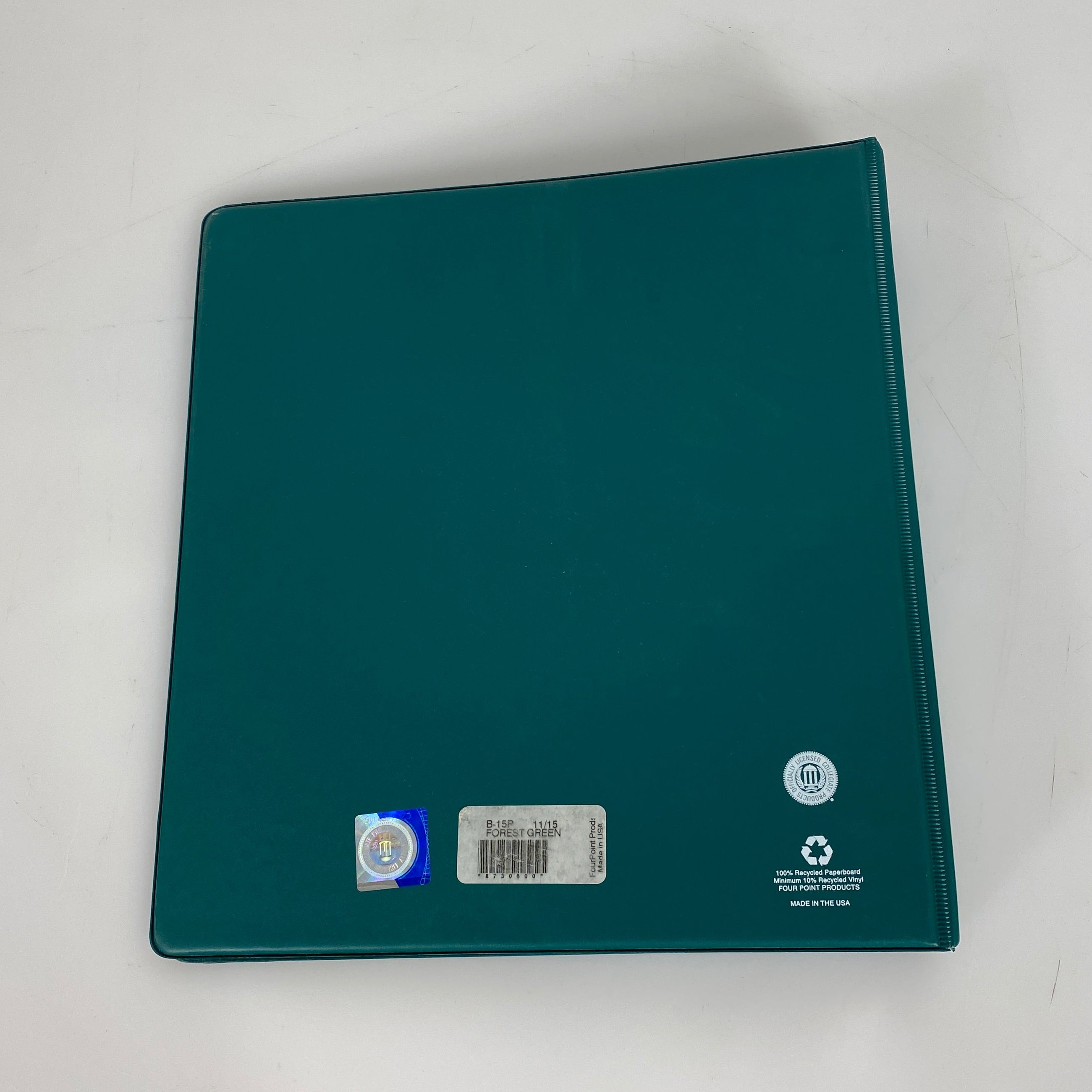"Michigan State" Block "S" Green 3 Ring Binder