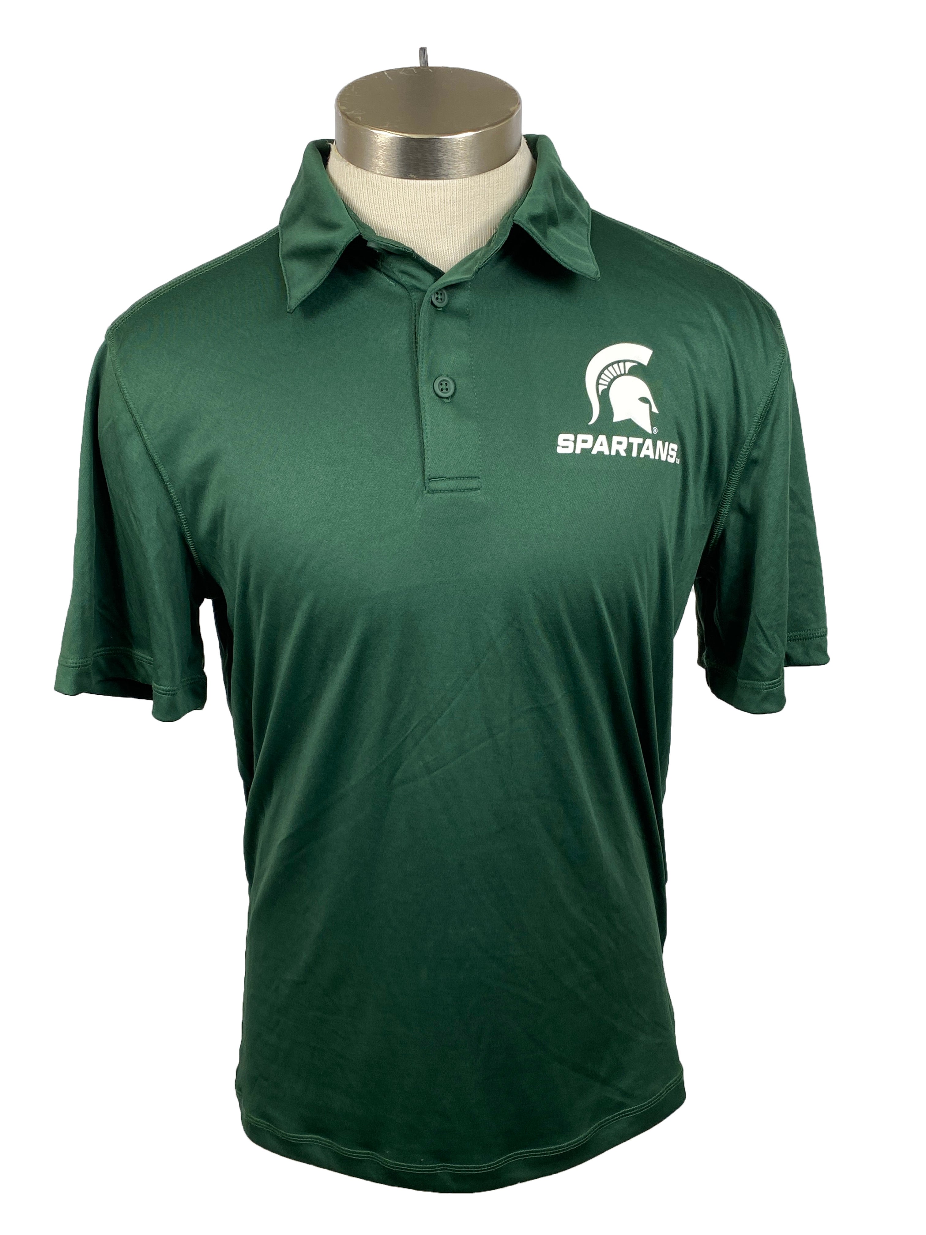 Green Michigan State Polo Men's Size M