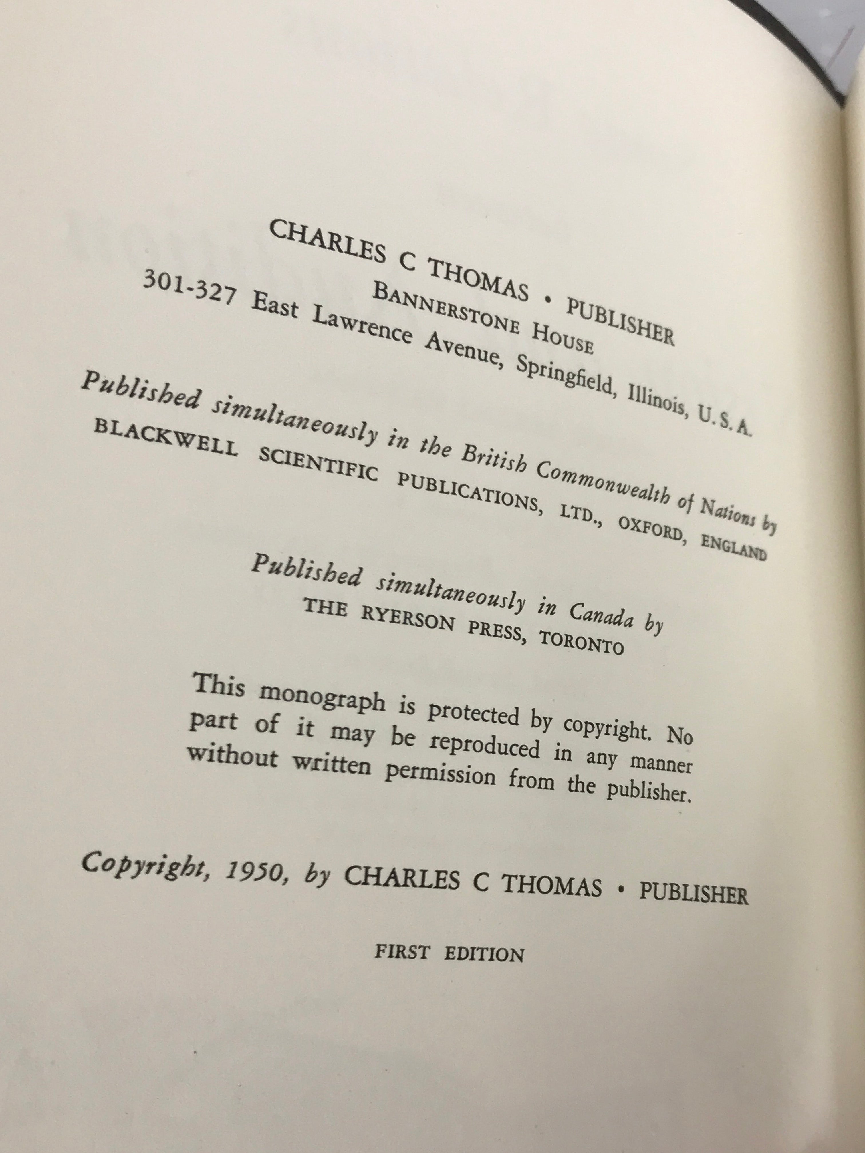 Some Relations Between Vision and Audition by J. Donald Harris First Ed 1950 SC