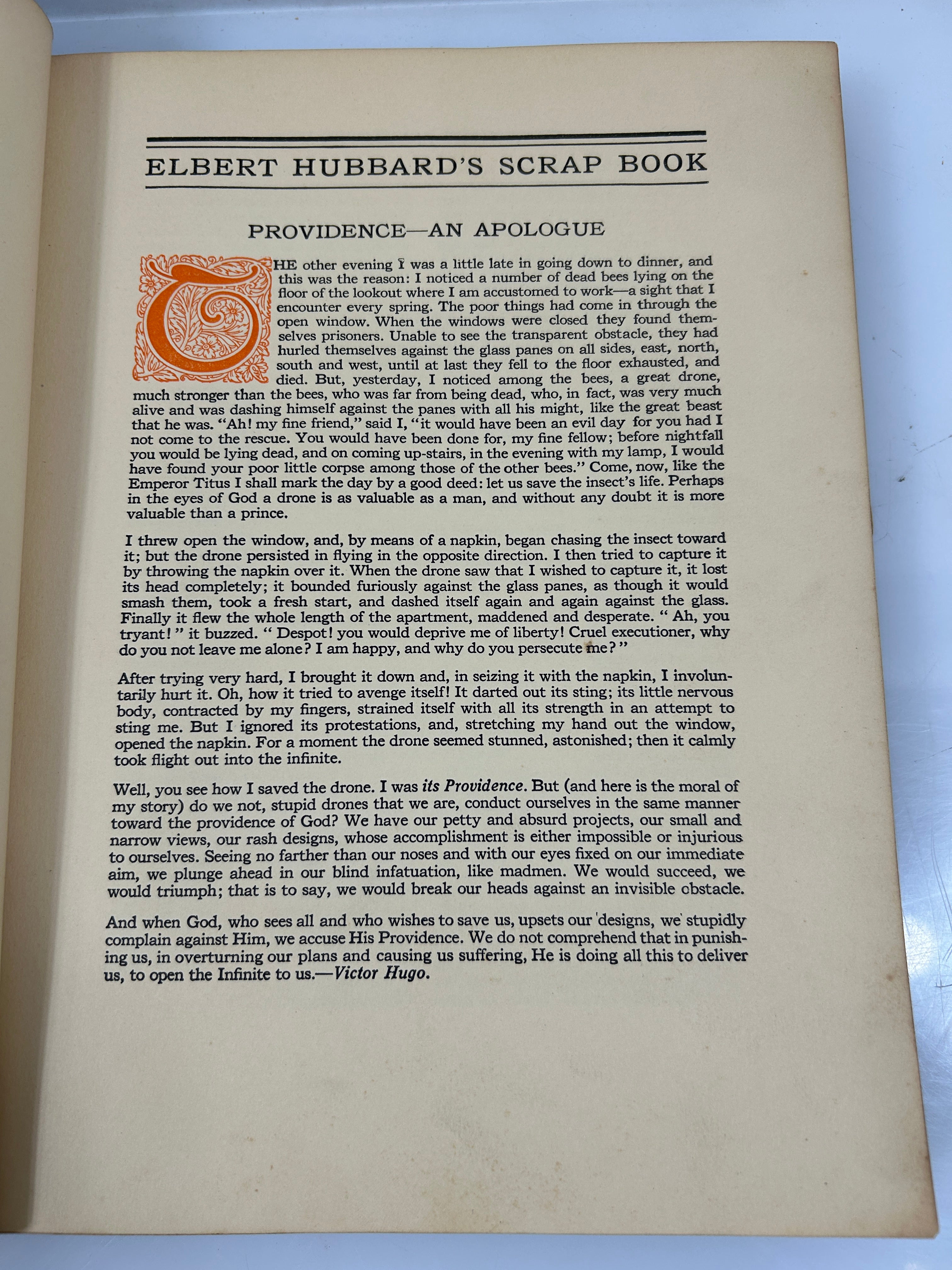 Elbert Hubbard's Scrap Book The Roycrofters/Wm. H. Wise & Co 1923