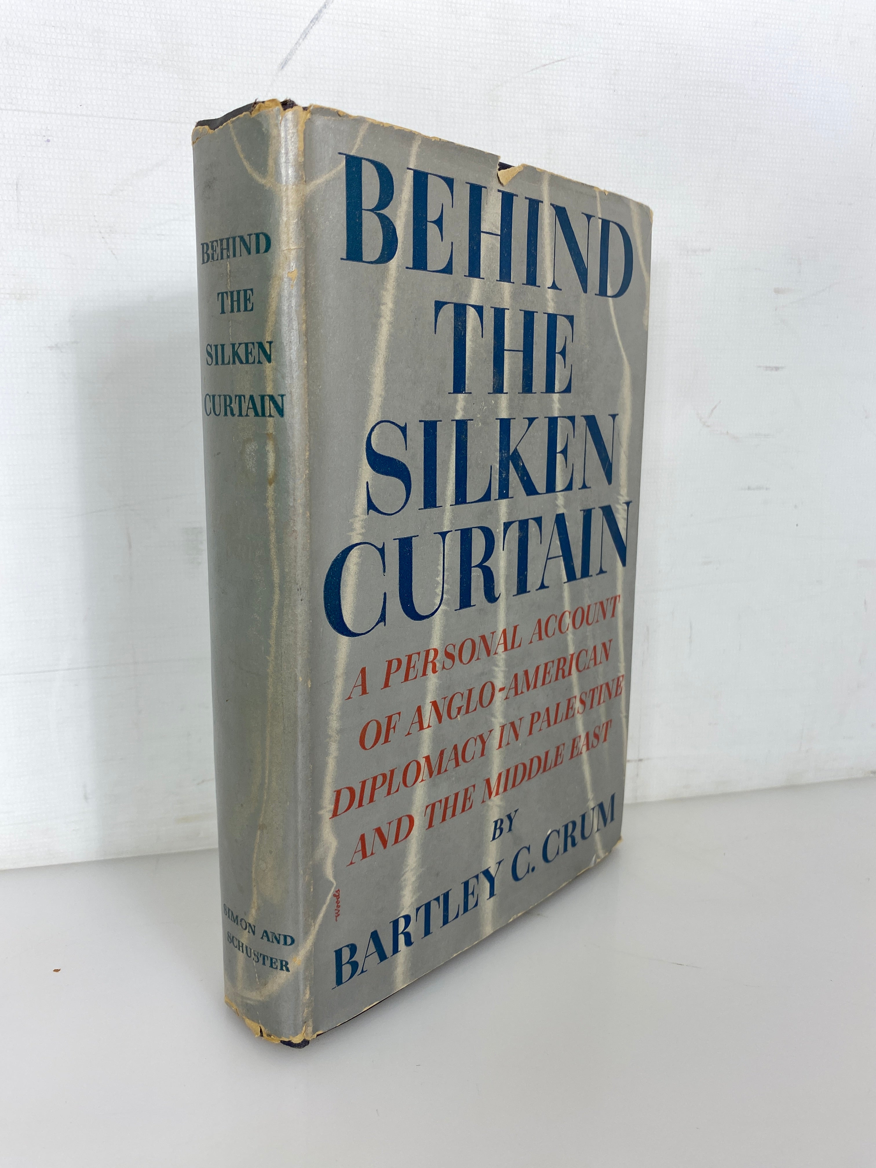 Behind the Silken Curtain by Bartley Crum 1947 Vintage HC DJ