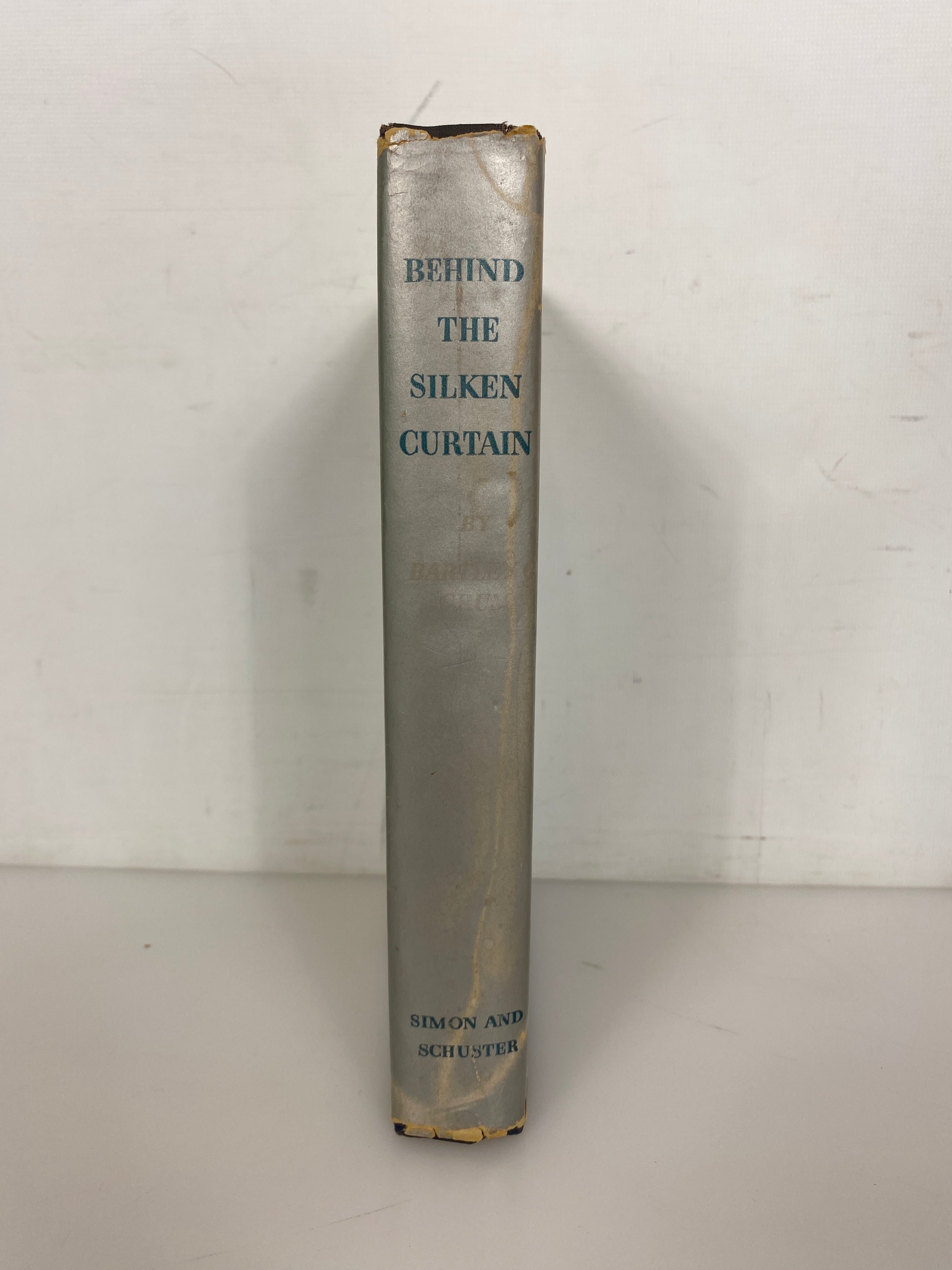 Behind the Silken Curtain by Bartley Crum 1947 Vintage HC DJ