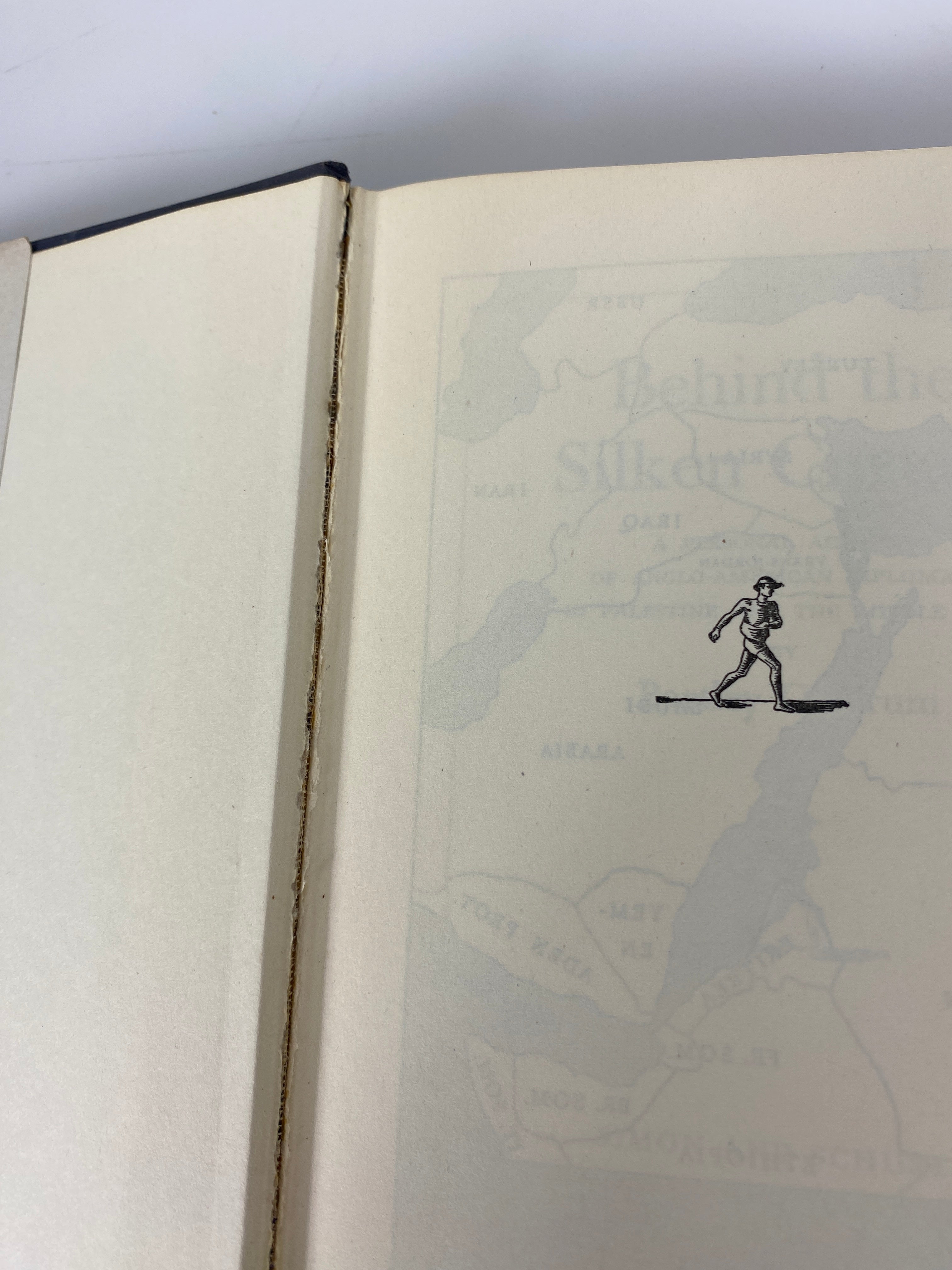 Behind the Silken Curtain by Bartley Crum 1947 Vintage HC DJ