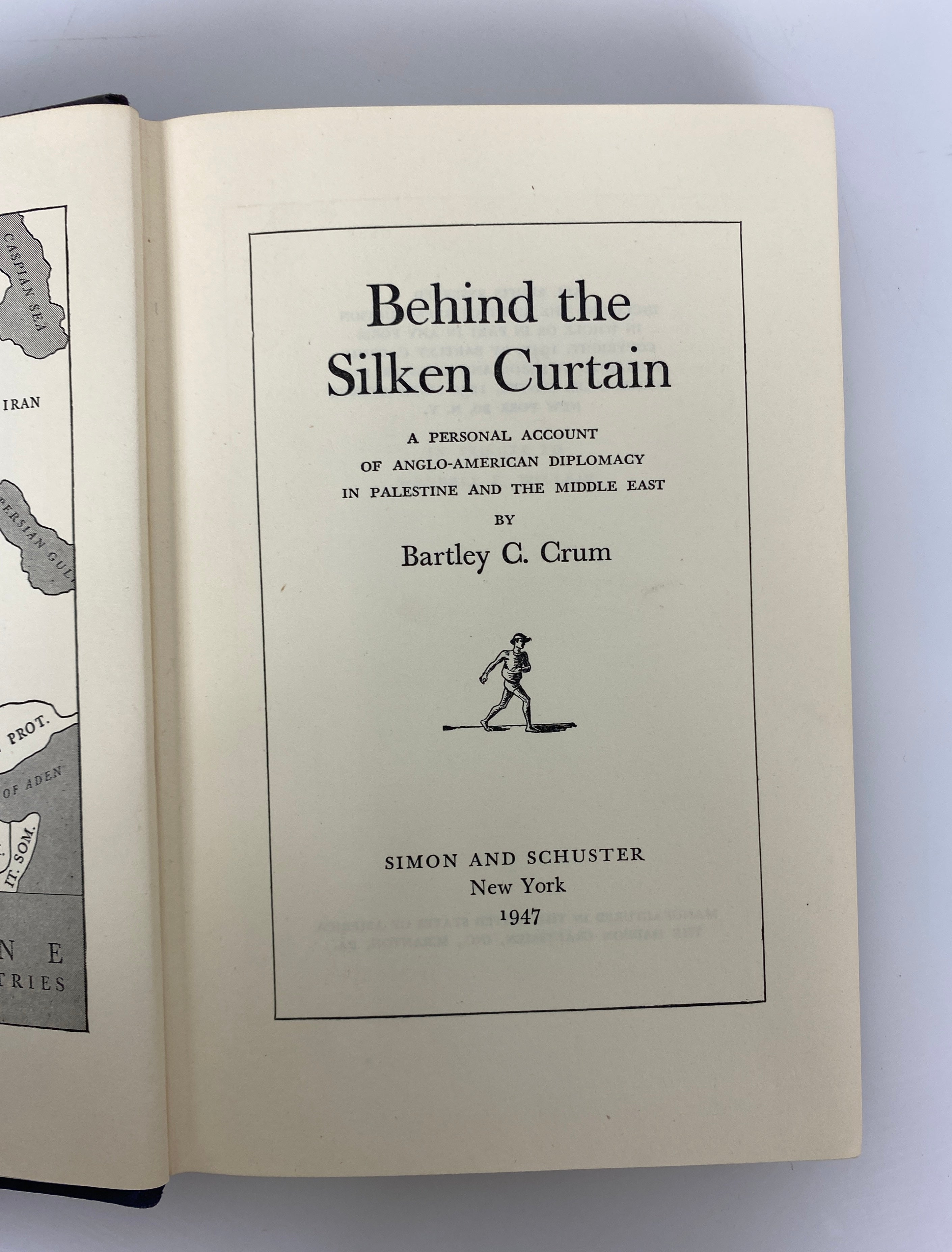 Behind the Silken Curtain by Bartley Crum 1947 Vintage HC DJ