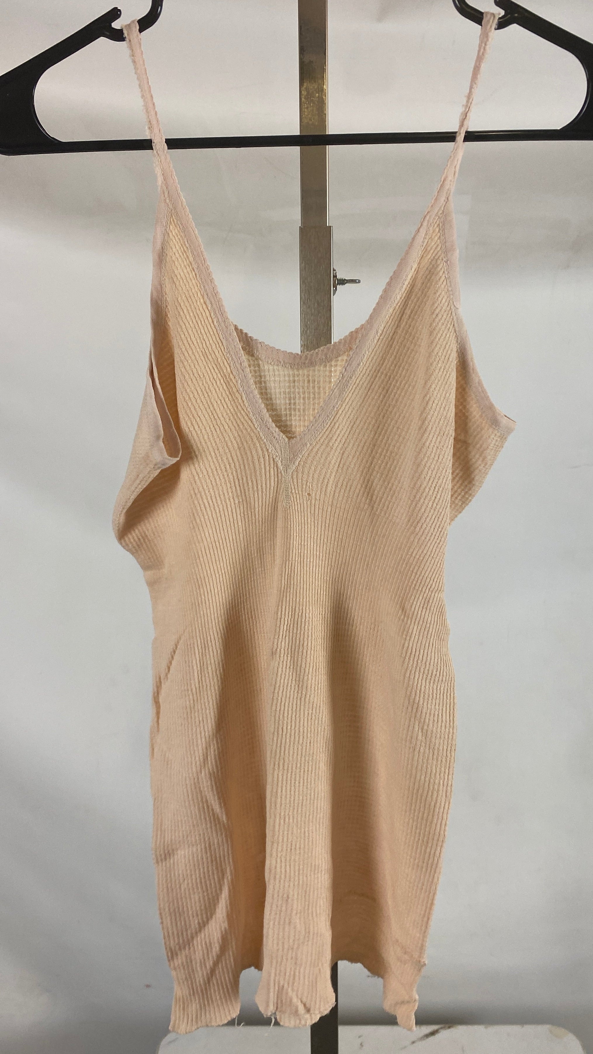 Vintage 1930s Pink Waffle-Knit Undervest