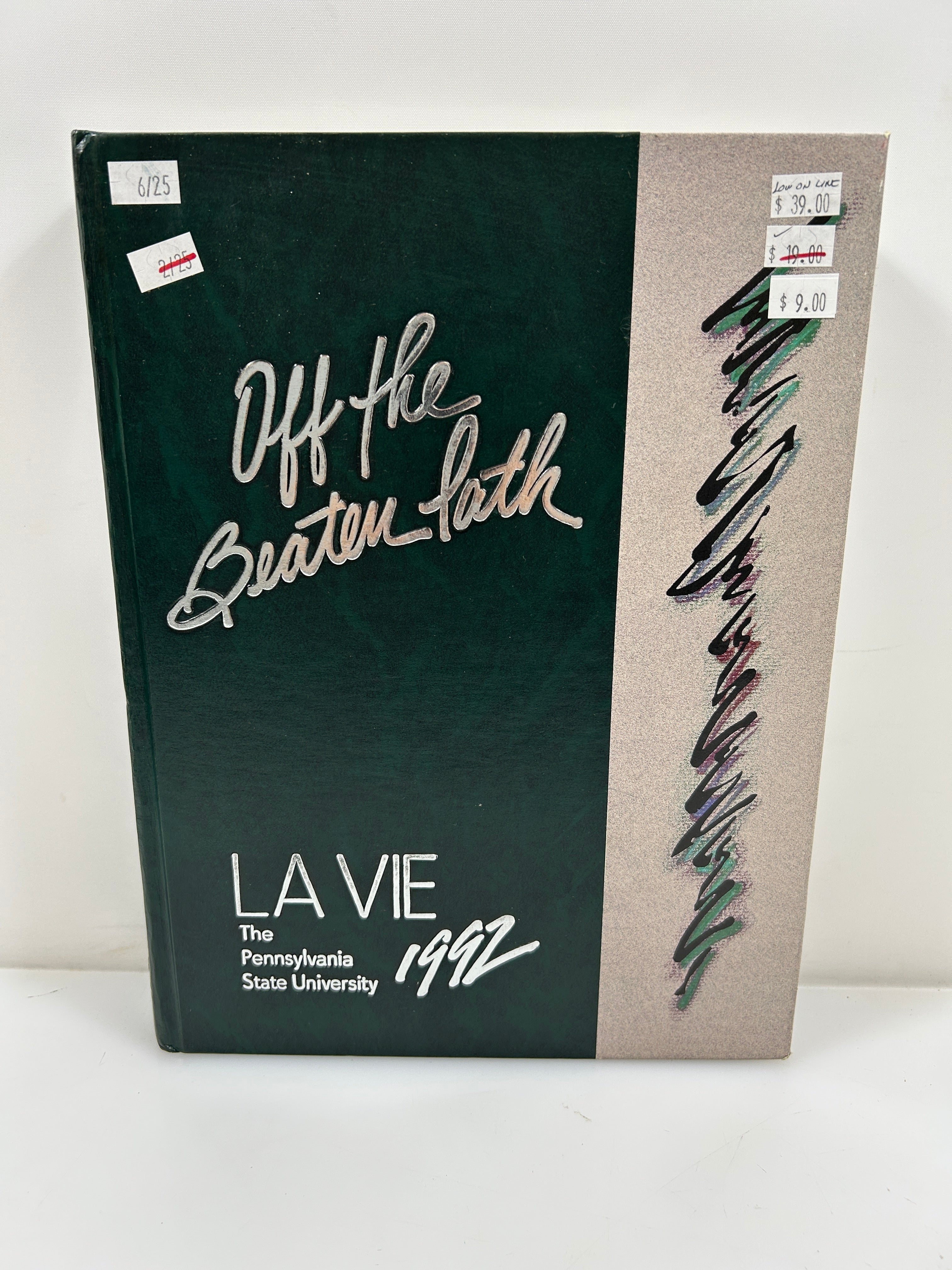 1992 "Off the Beaten Path" La Vie The Pennsylvania State University Yearbook HC