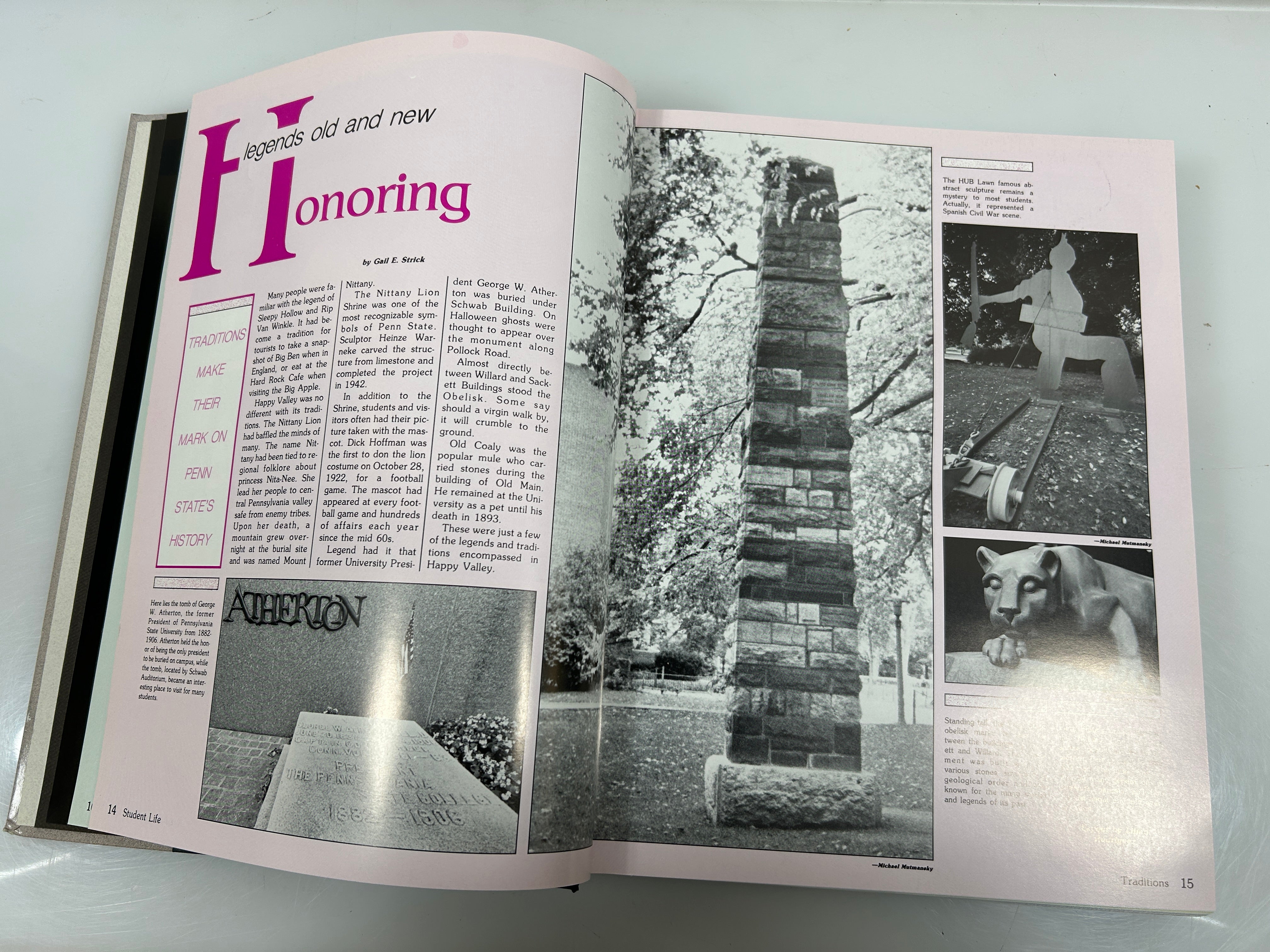 1992 "Off the Beaten Path" La Vie The Pennsylvania State University Yearbook HC