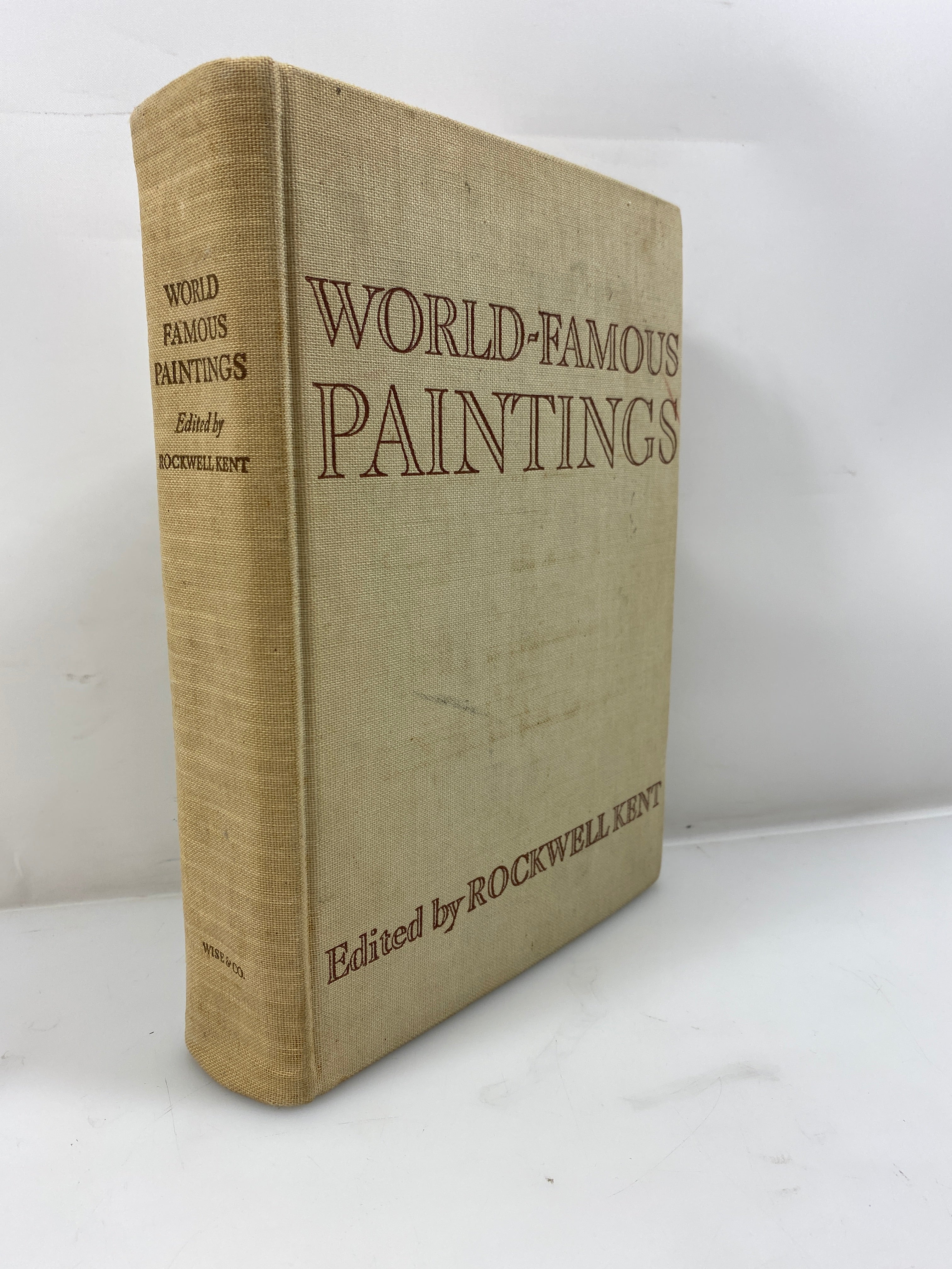 World-Famous Paintings by Kent Wise & Co. 1939 HC