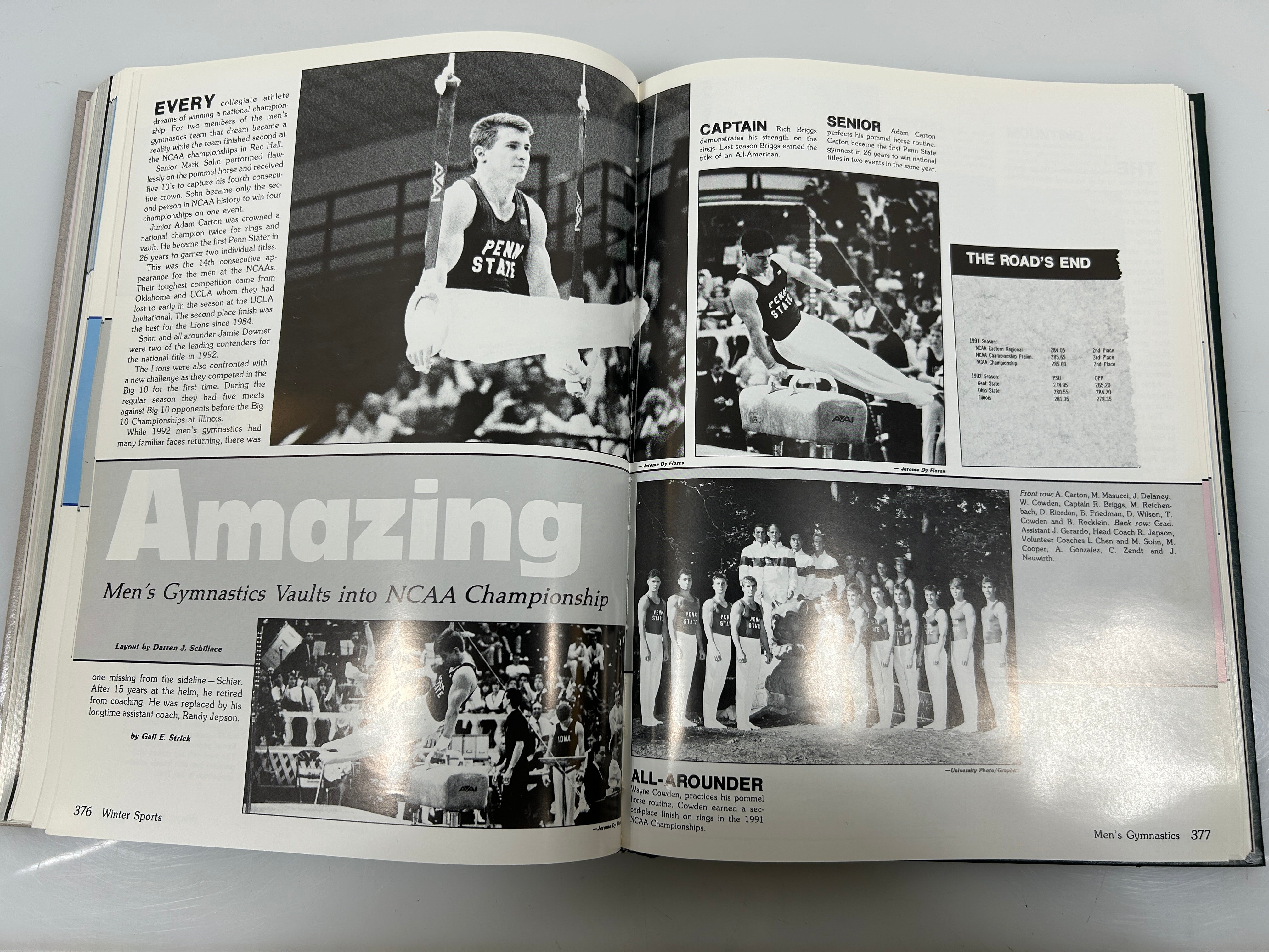 1992 "Off the Beaten Path" La Vie The Pennsylvania State University Yearbook HC