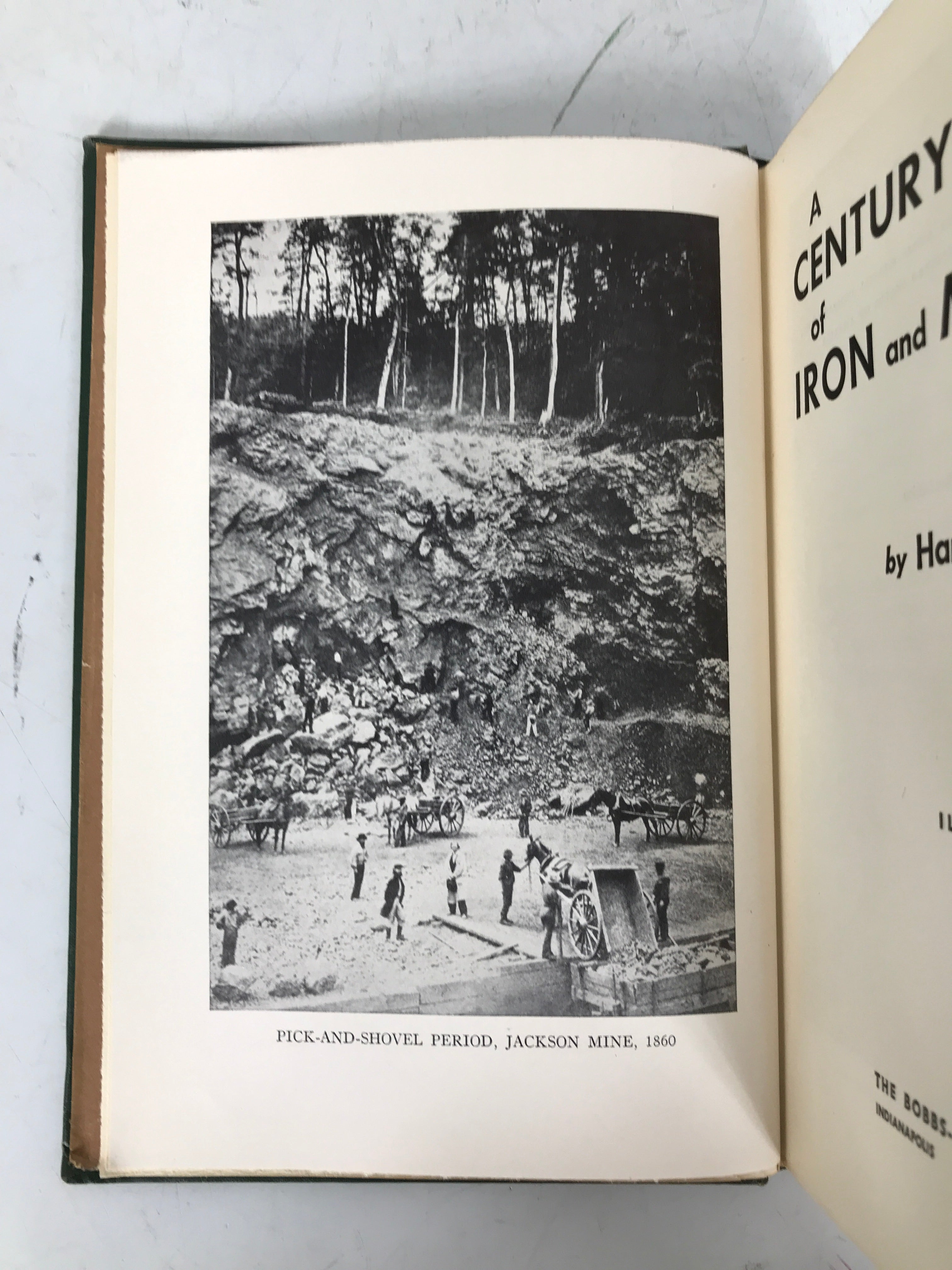 A Century of Iron and Men Hatcher 1950 1st Ed Great Lakes Mining HC