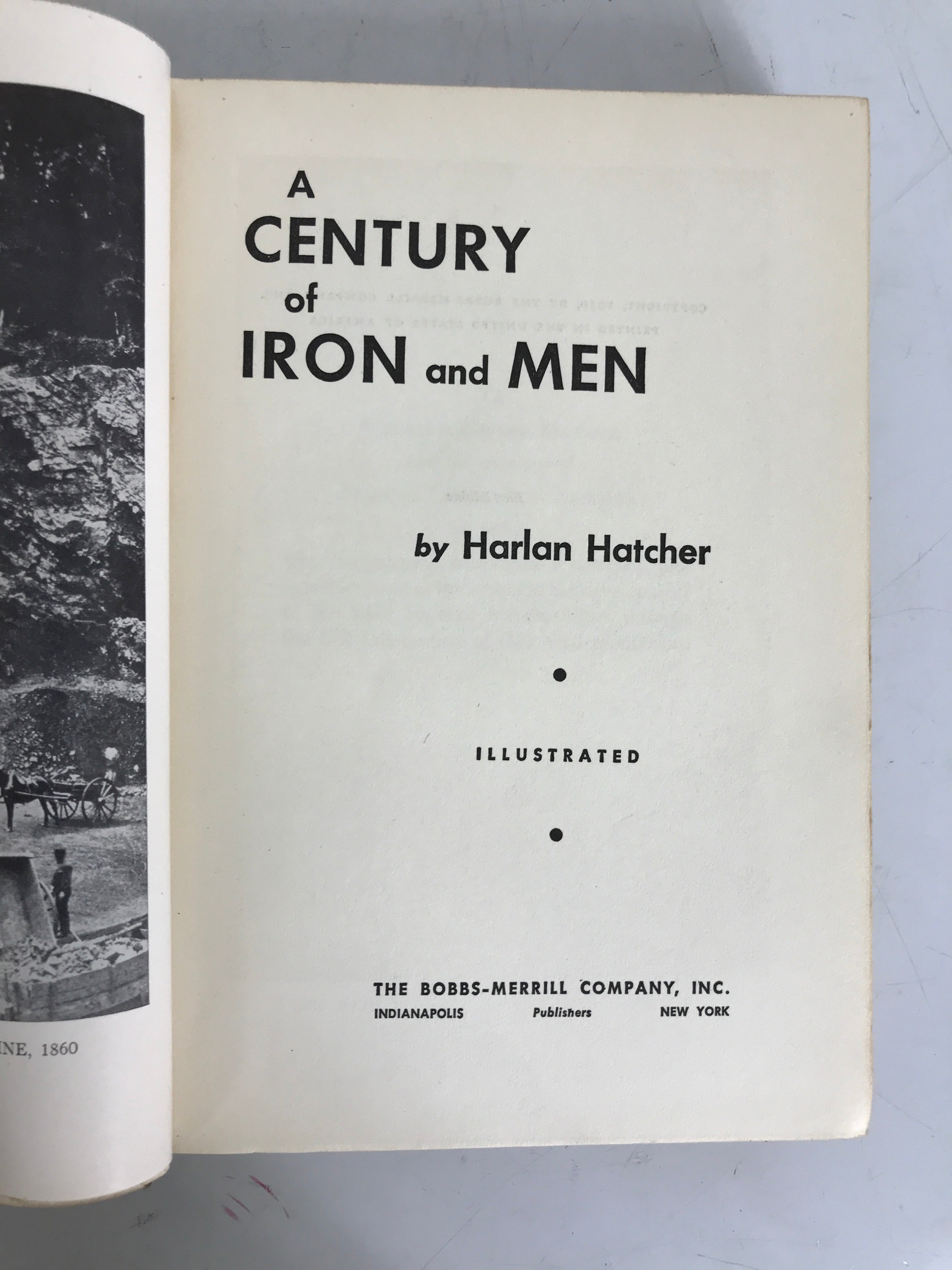 A Century of Iron and Men Hatcher 1950 1st Ed Great Lakes Mining HC