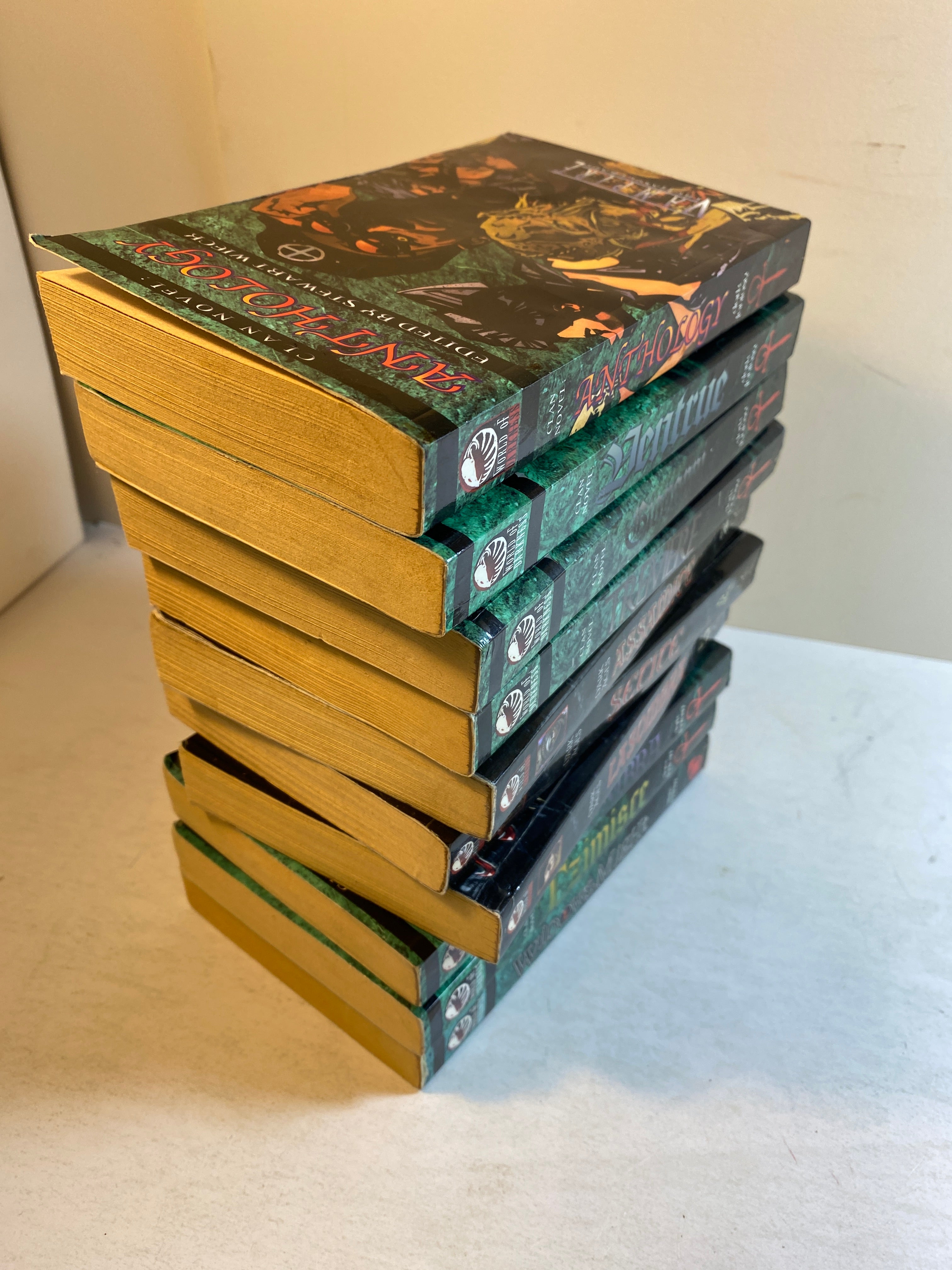 Lot of 19 Vampire Masquerade White Wolf Clan Novels SC 1999-2003