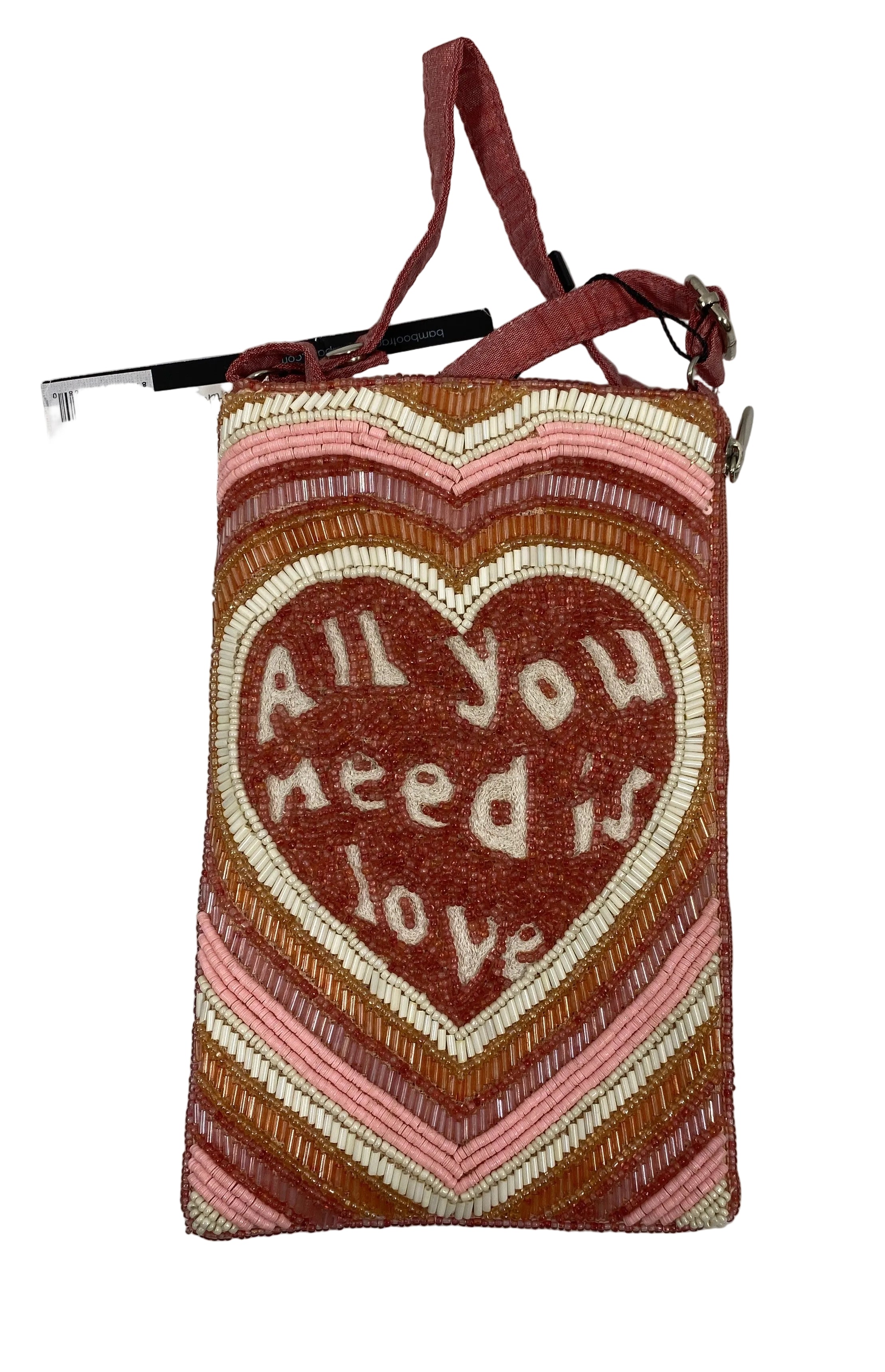Bamboo Trading Company Club All You Need Is Love Crossbody Bag