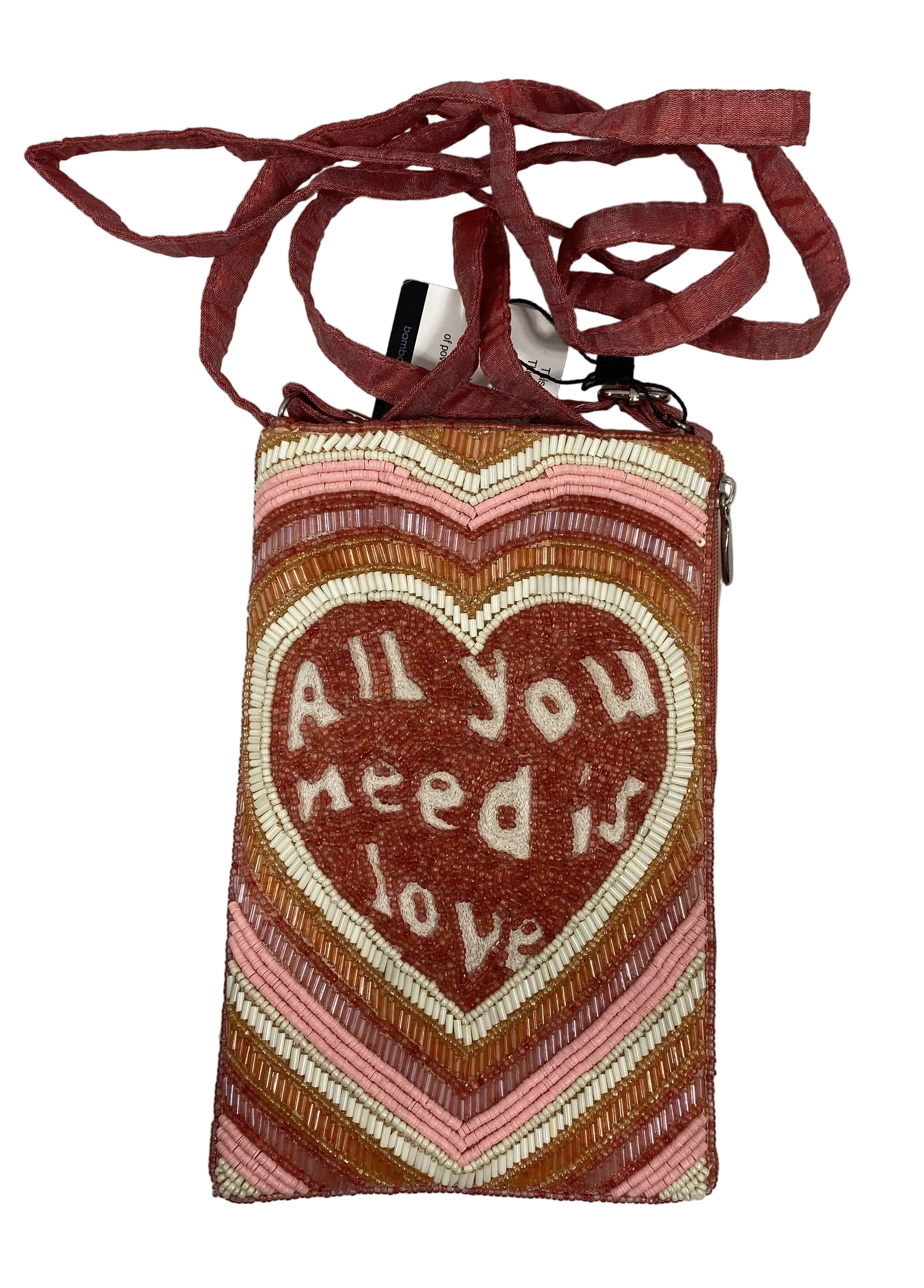 Bamboo Trading Company Club All You Need Is Love Crossbody Bag