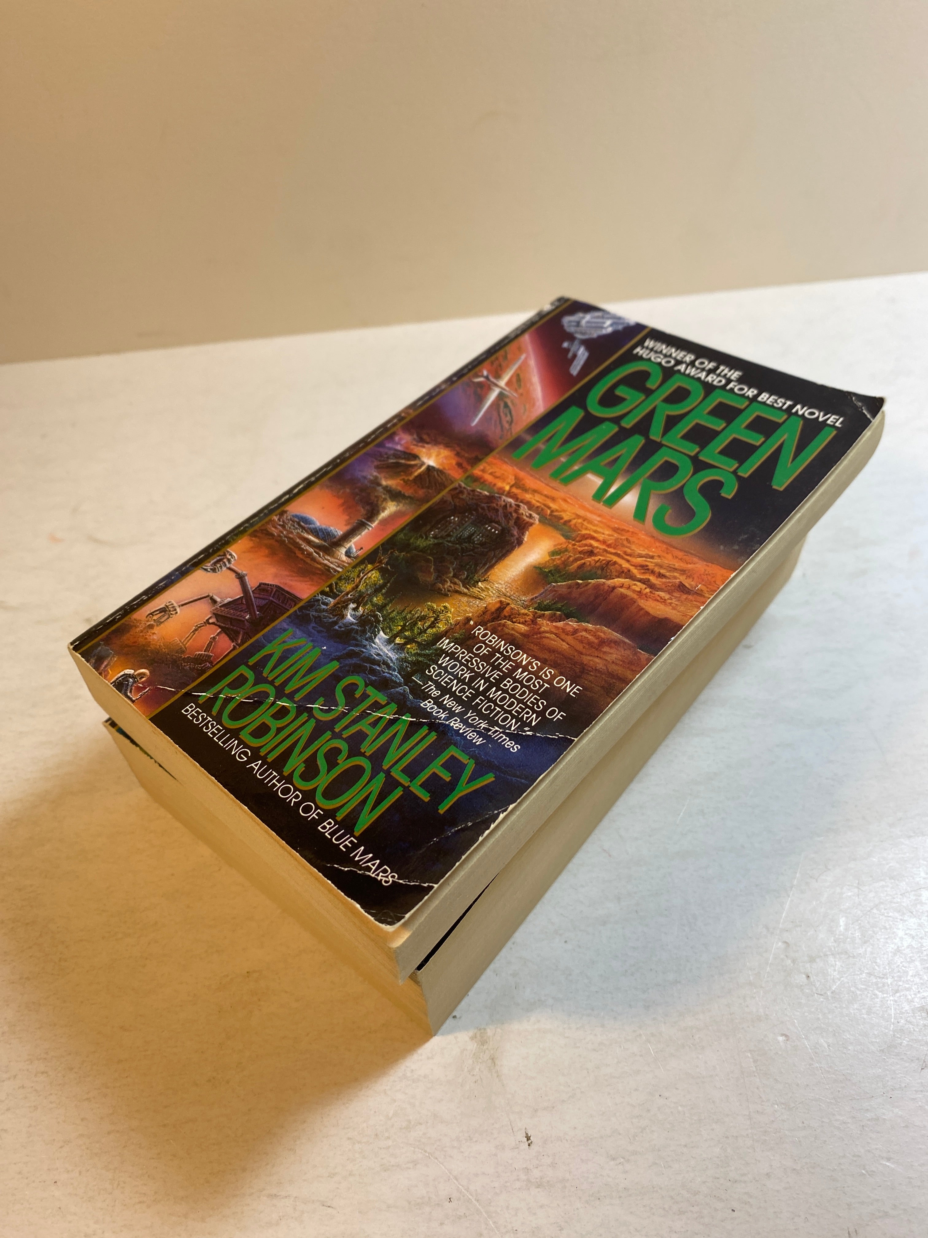 Lot of 2 Kim Stanley Robinson Paperbacks  Green Blue Mars 1995-1997