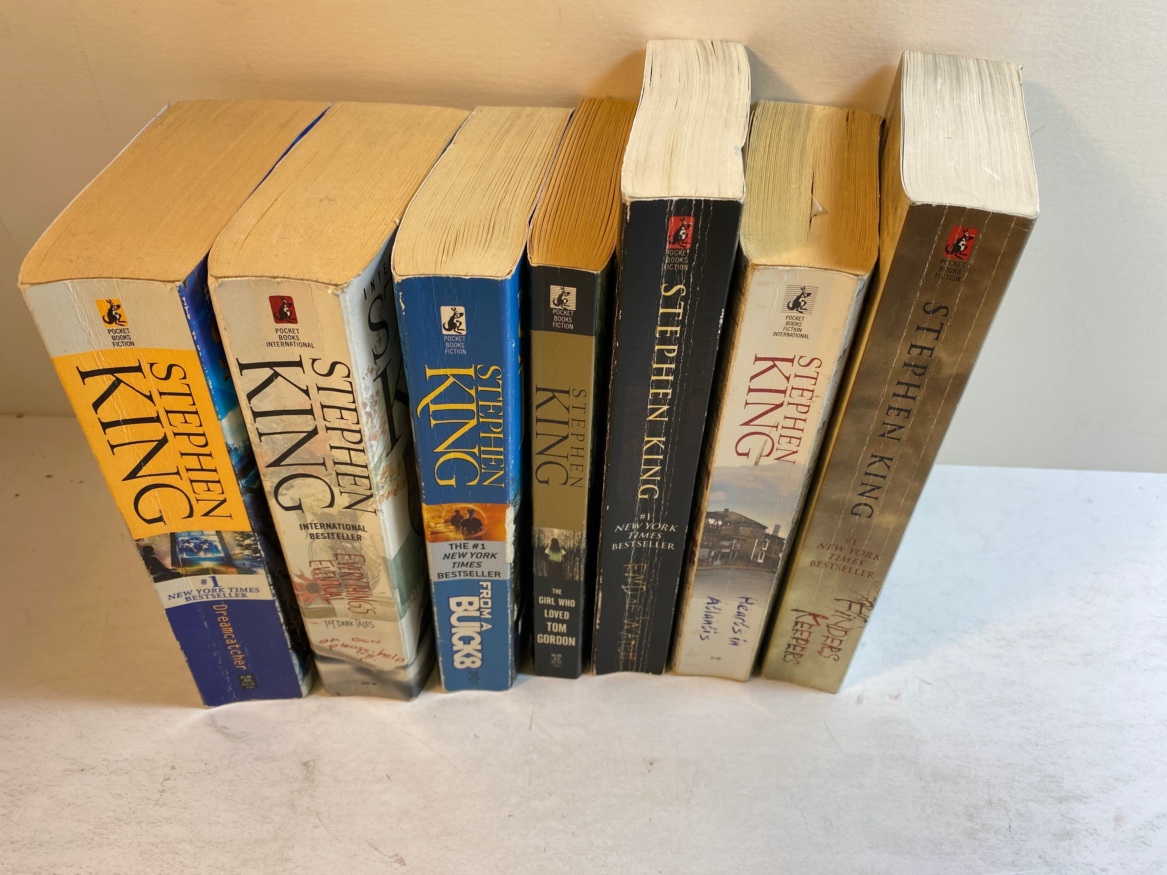 Lot of 7 Stephen King Paperbacks 1999-2016