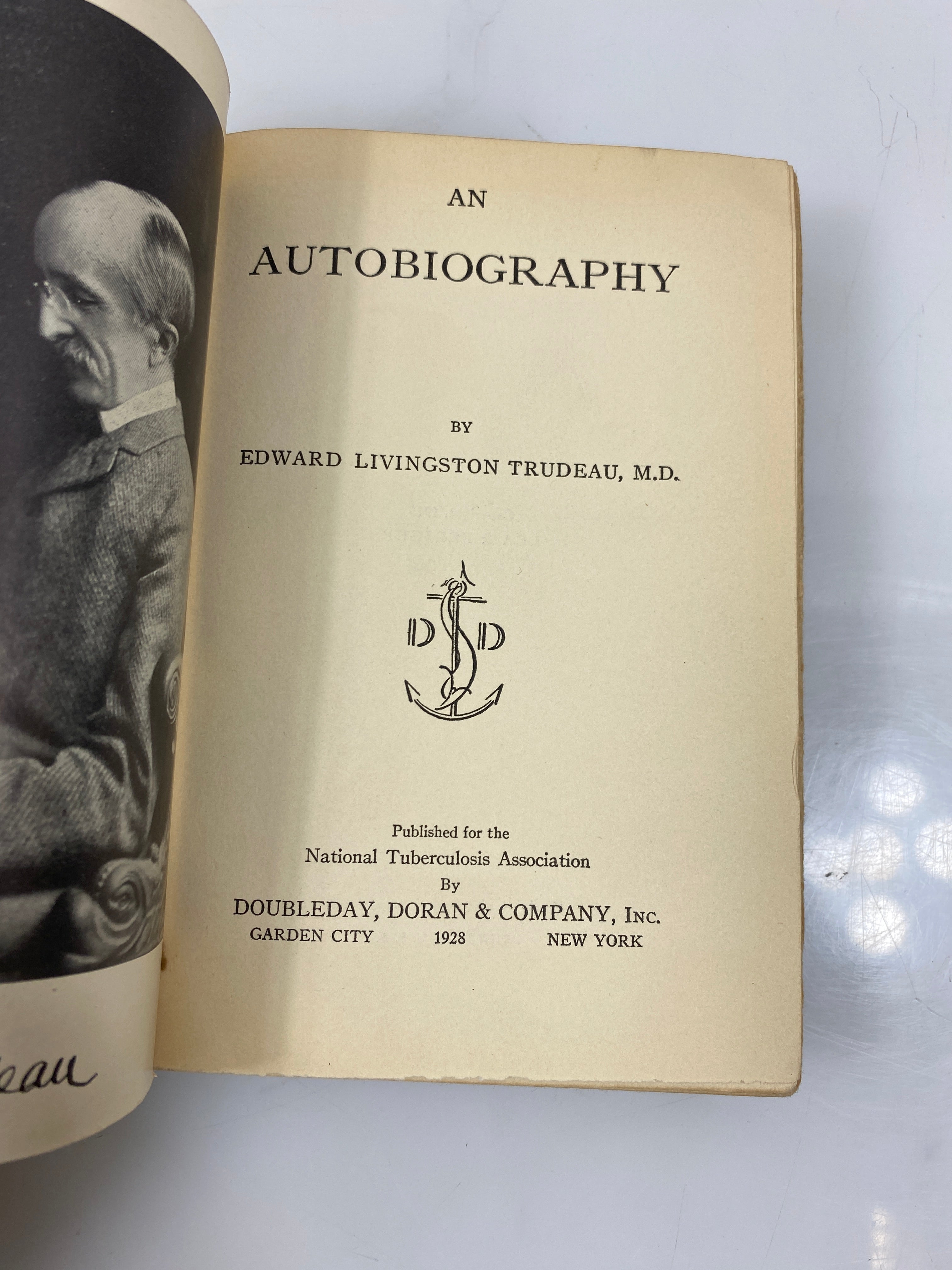 An Autobiography Edward Livingston Trudeau 1928 HC