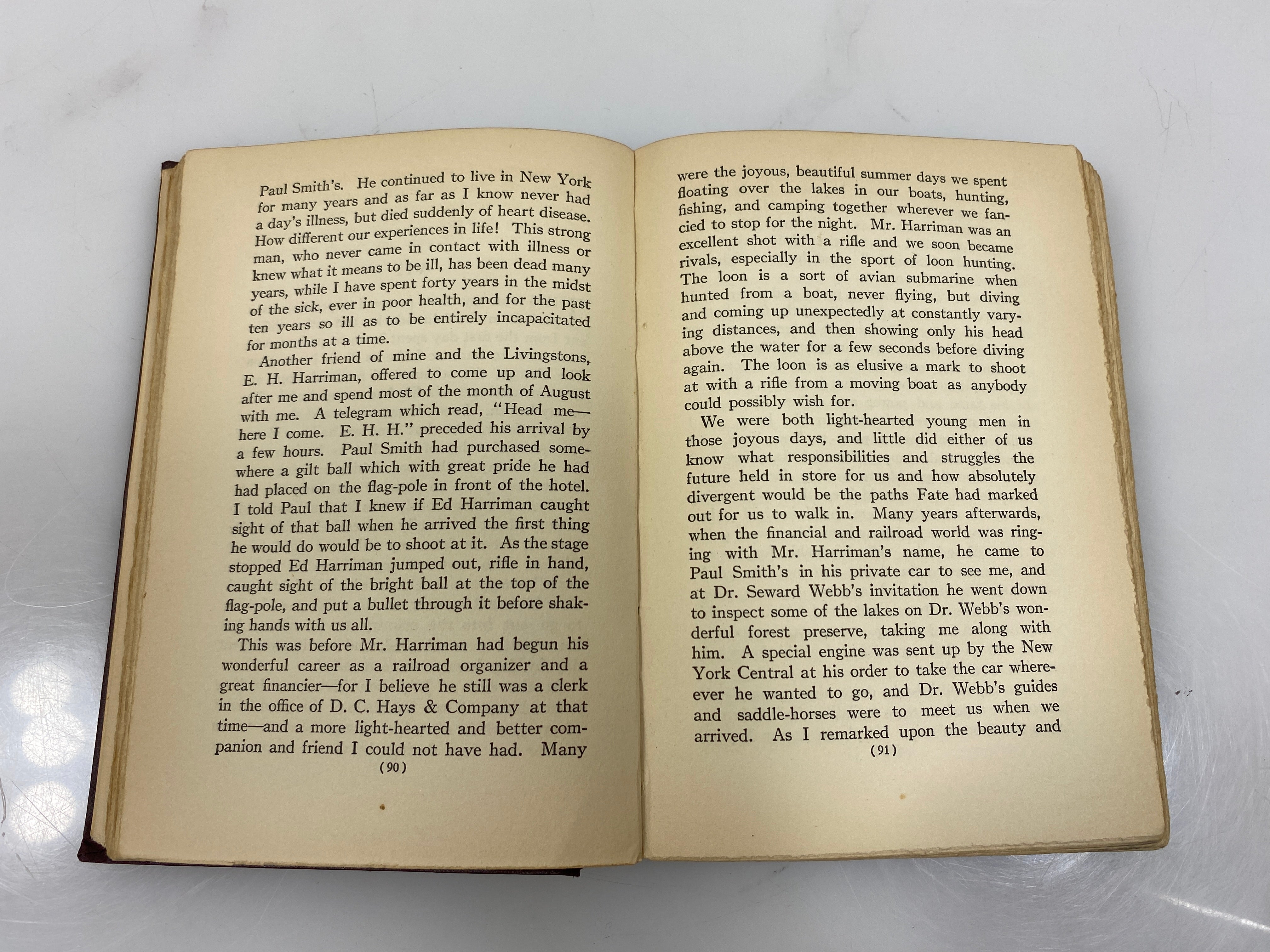 An Autobiography Edward Livingston Trudeau 1928 HC
