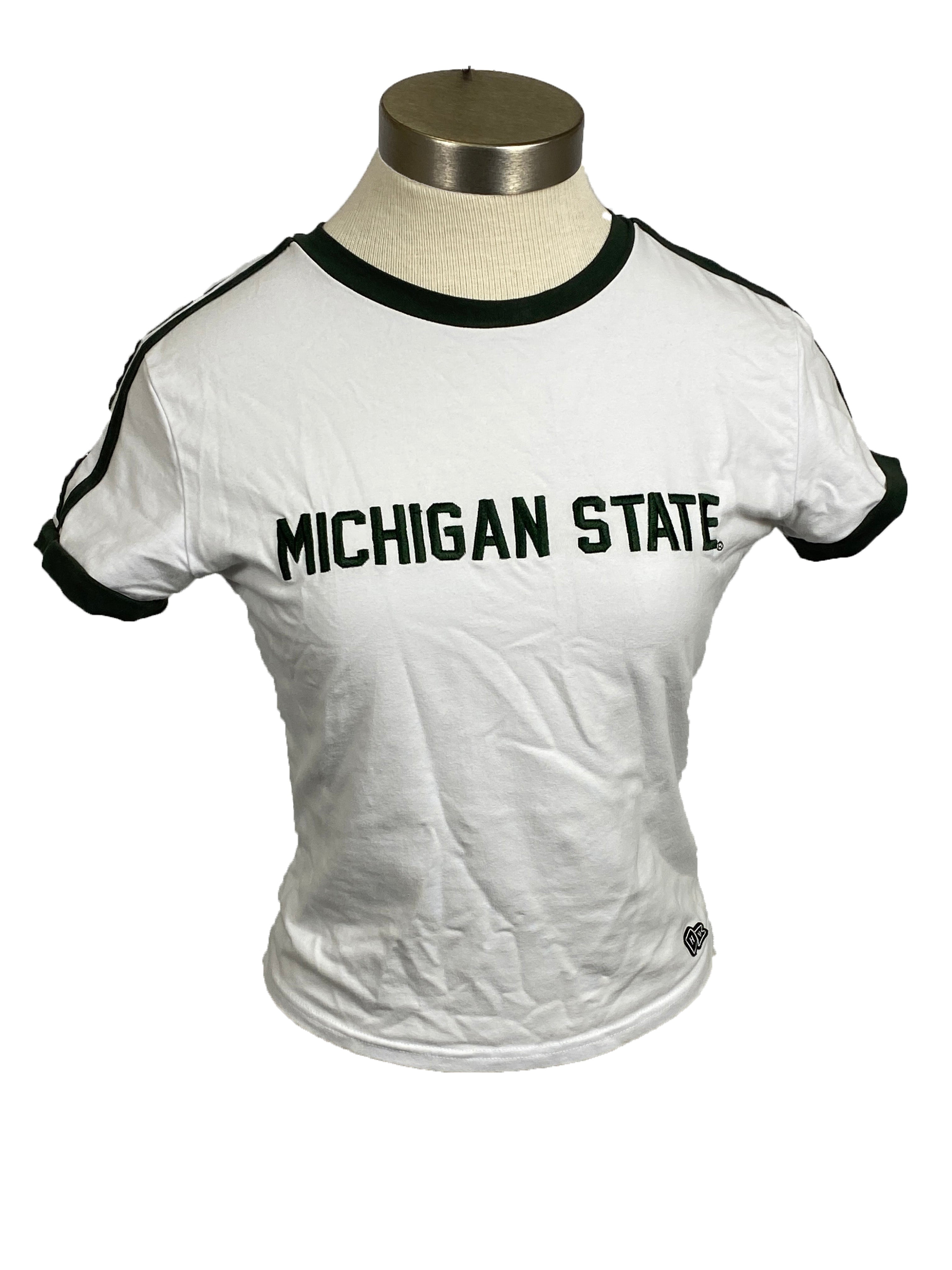White Michigan State T-Shirt Womens Size M