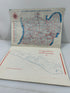 Lot of 3 Michigan Hydrographic Lake Maps-Southern, Central & UP 1965 SC