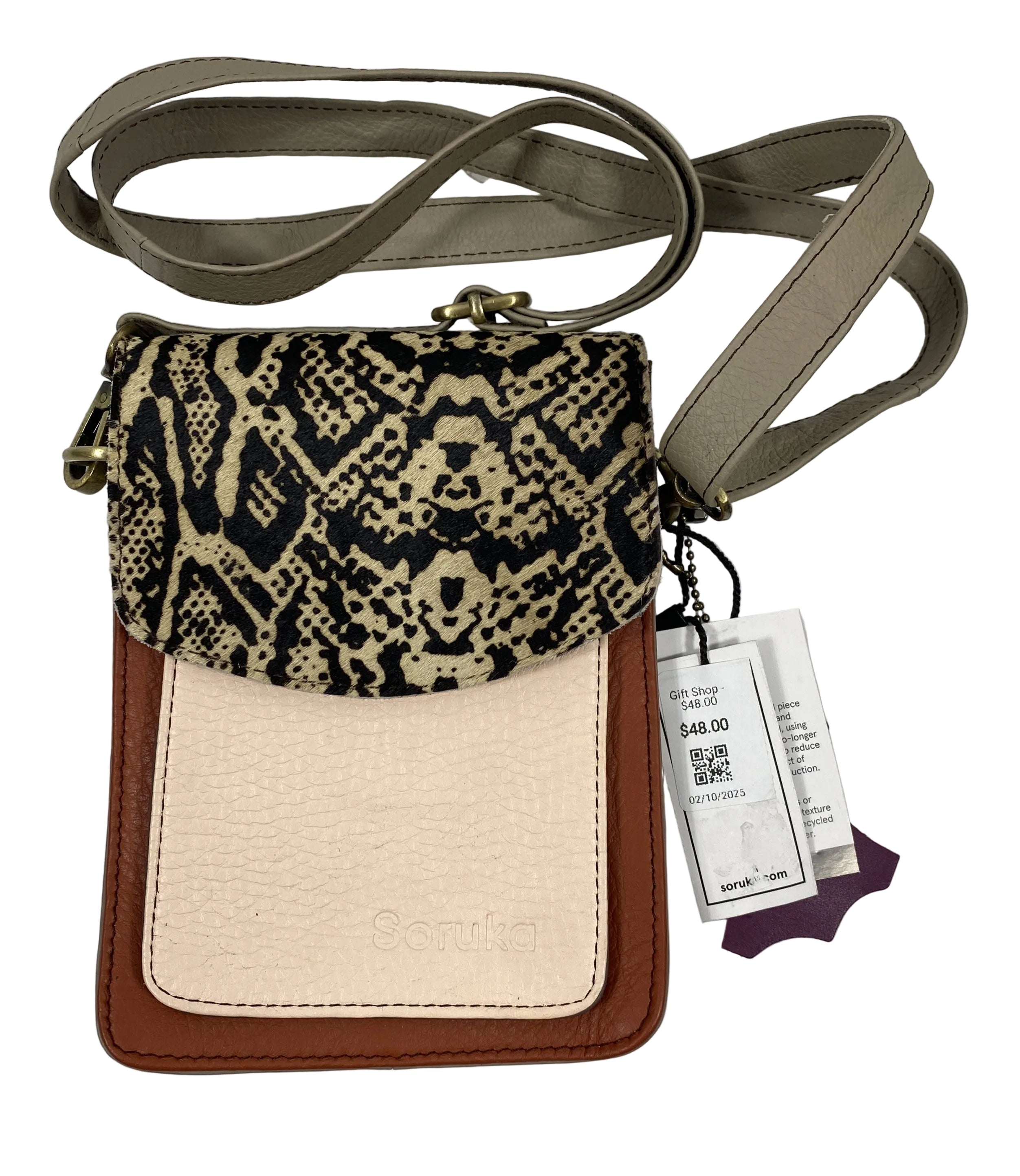 Soruka Aiko Print Multicolor Crossbody Bag