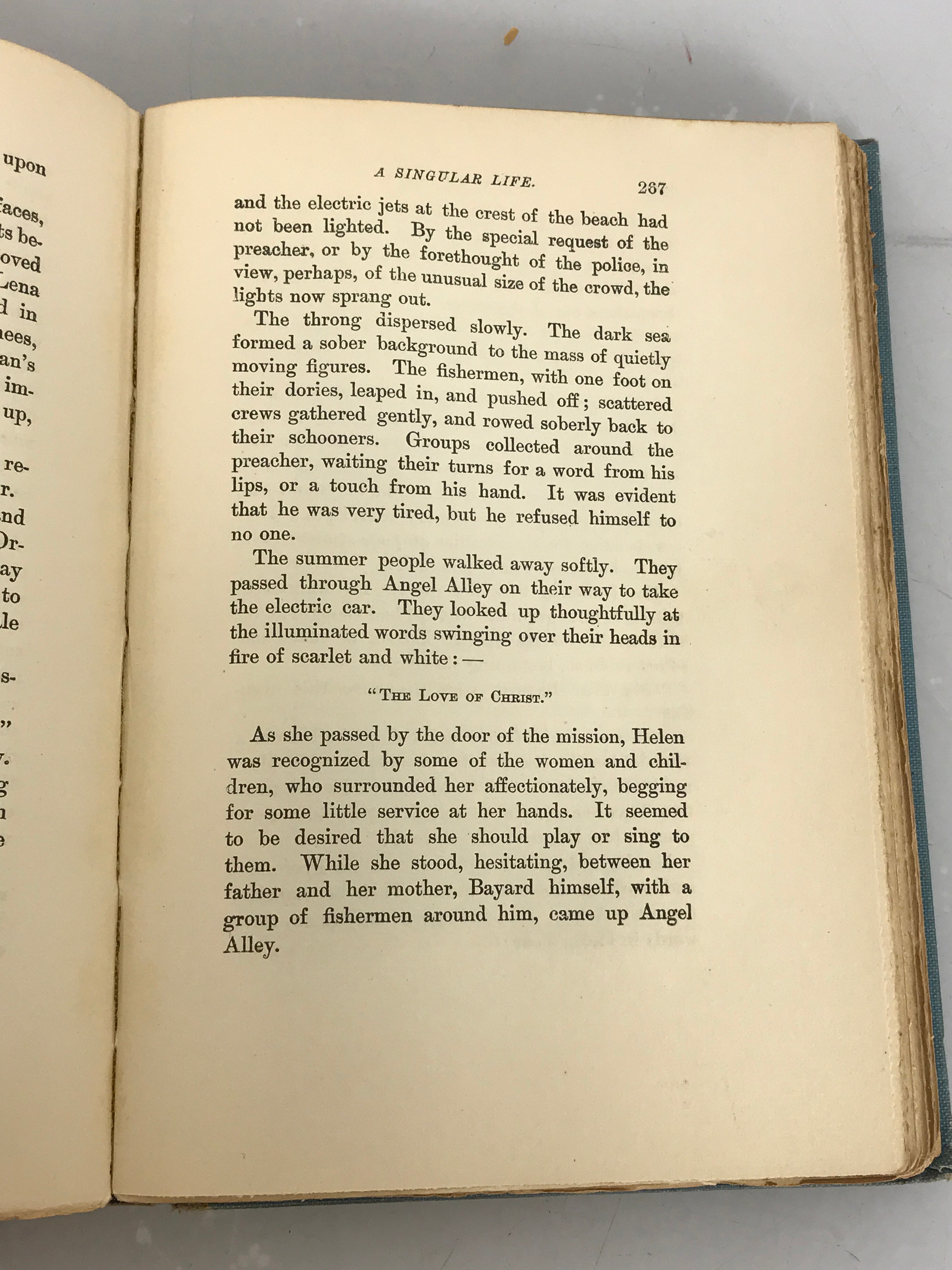 A Singular Life by Elizabeth Stuart Phelps 1894 Grosset & Dunlap HC