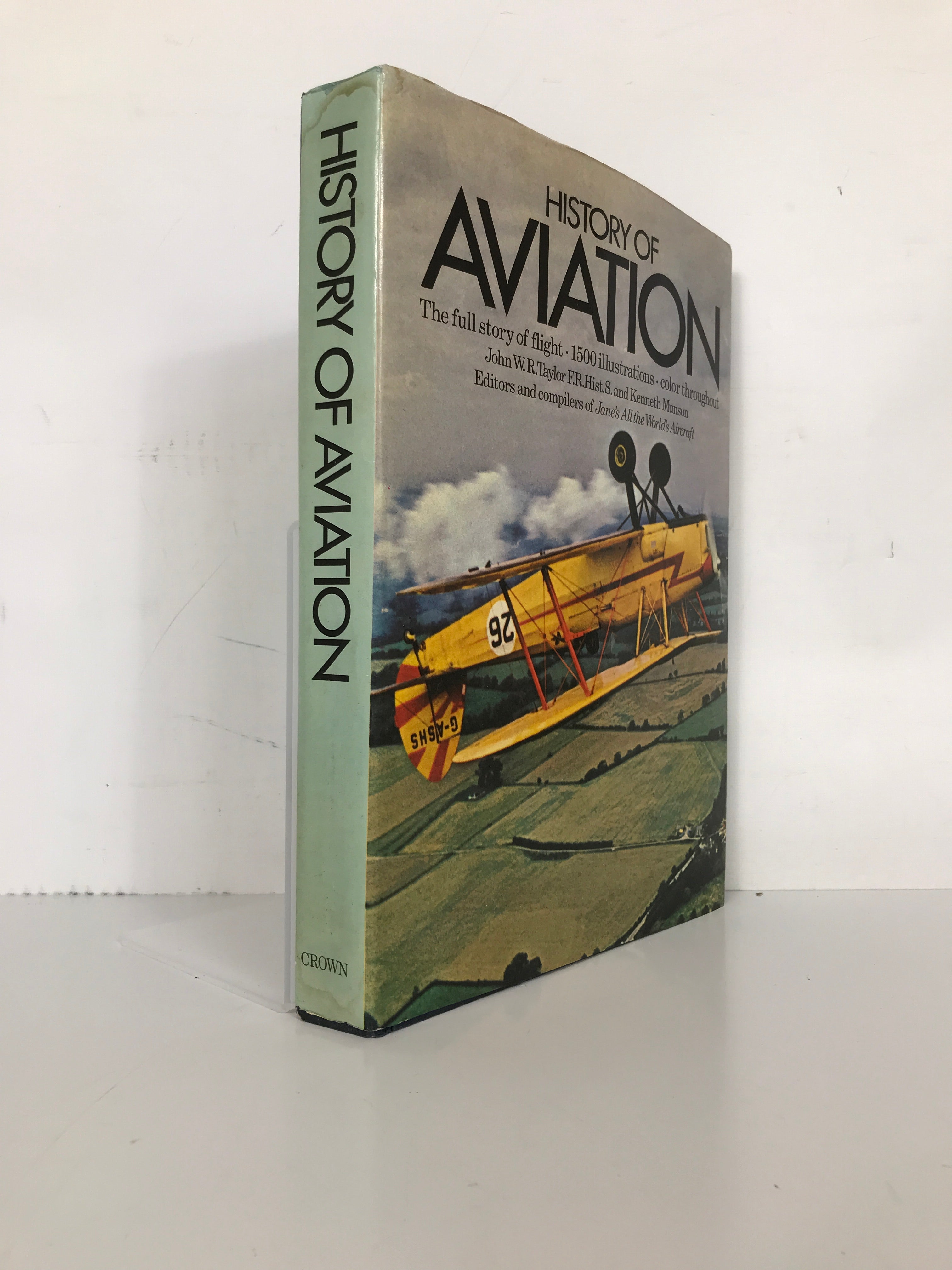 History of Aviation by Taylor & Munson 1977 Oversized HC DJ