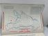 Lot of 3 Michigan Hydrographic Lake Maps-Southern, Central & UP 1965 SC