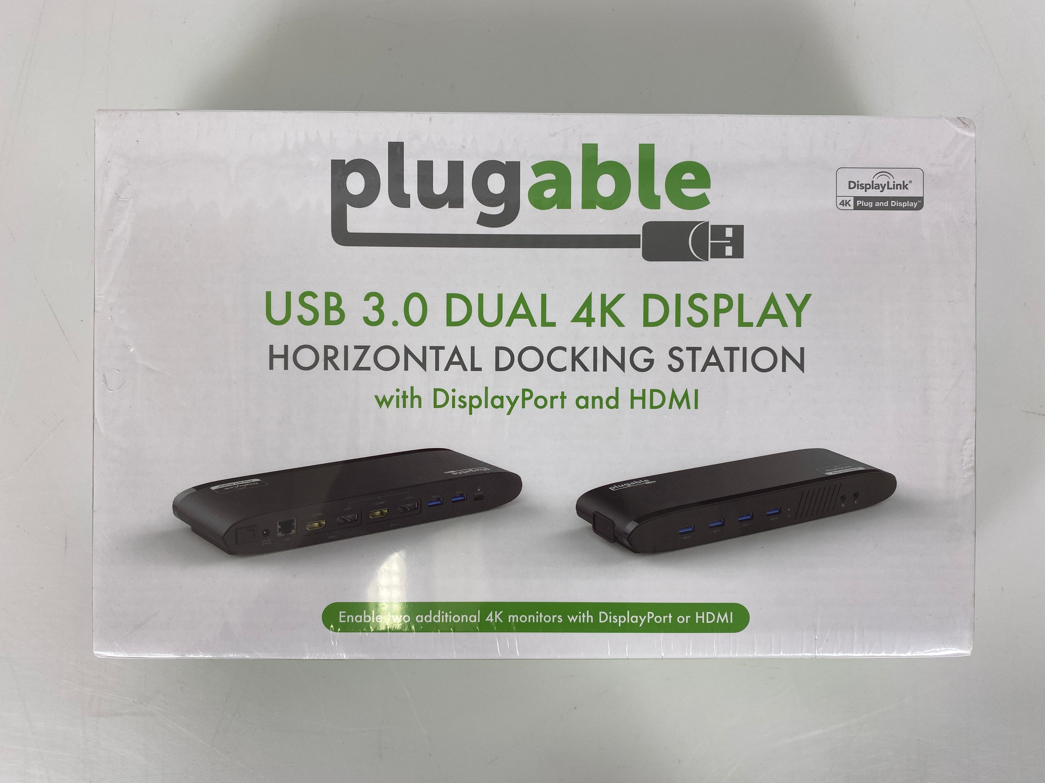 Plugable USB 3.0 and USB-C 4K Dual Monitor Docking Station
