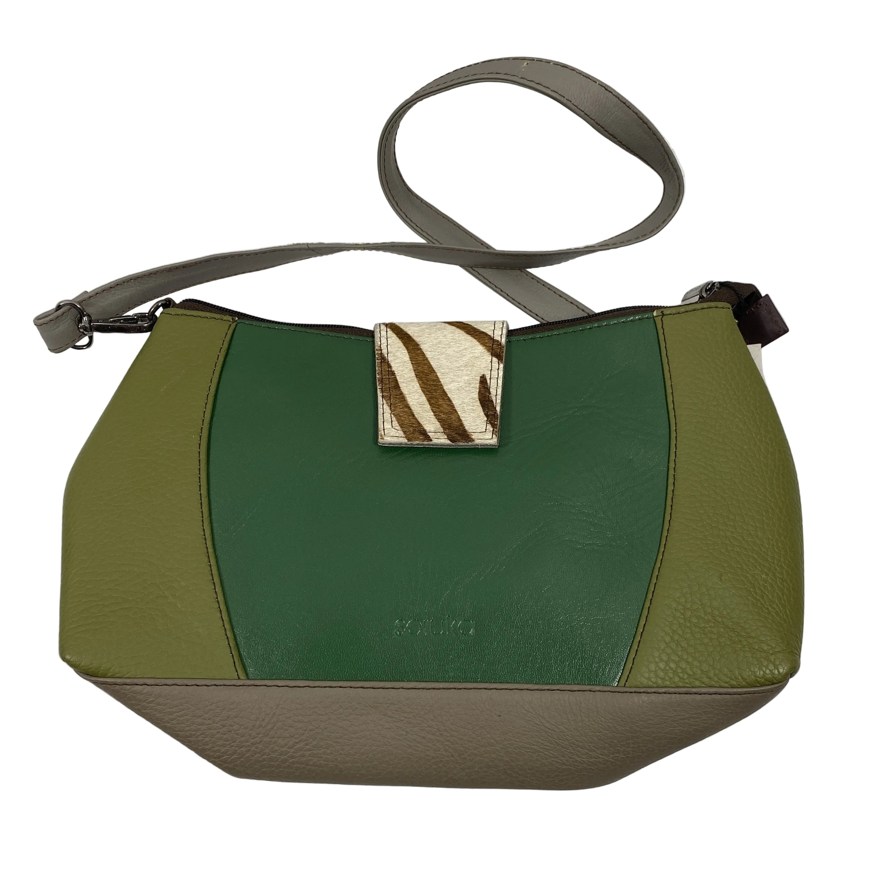 Soruka Green and Blue Amanda Shoulder Bag