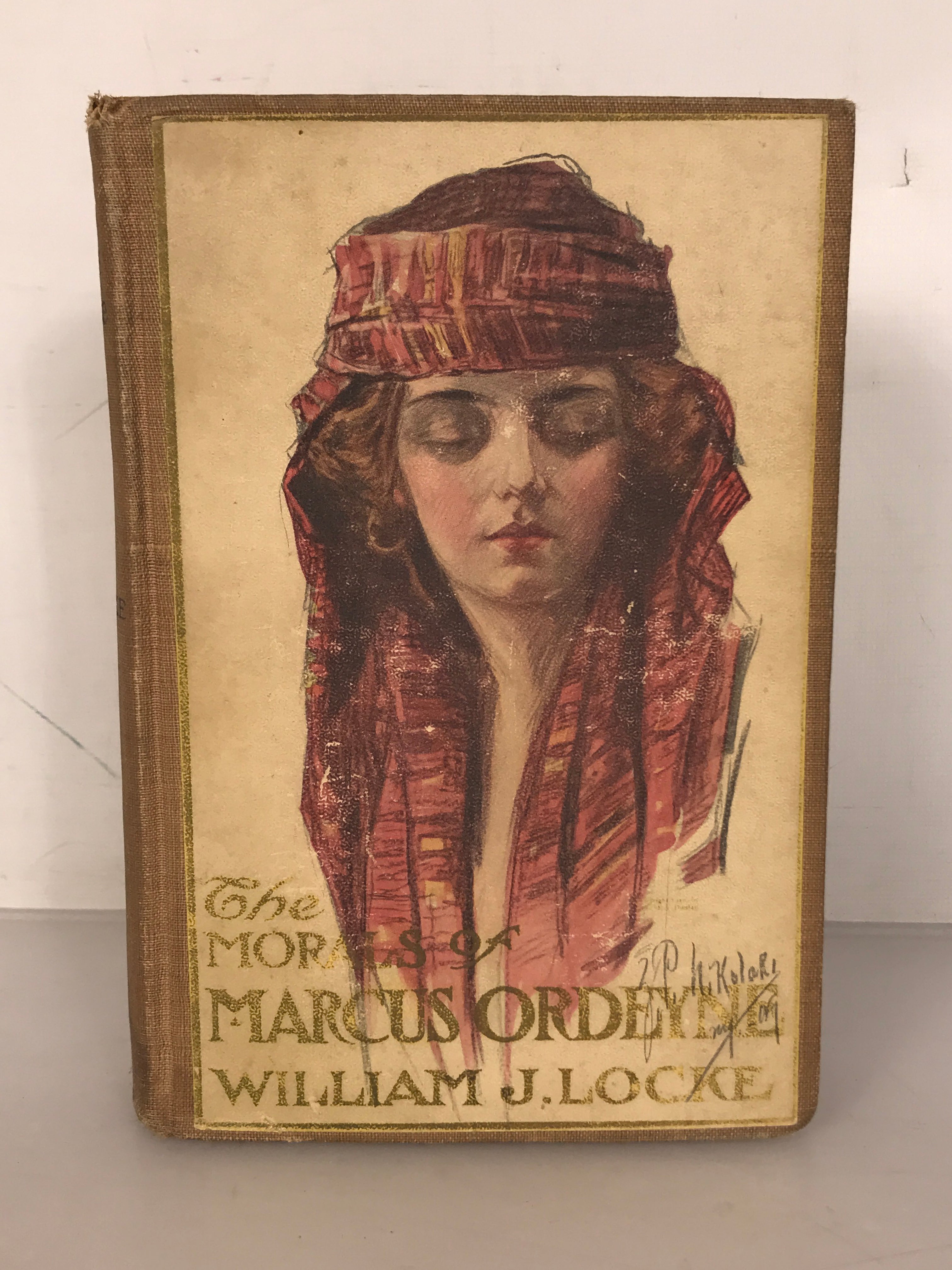 The Morals of Marcus Ordeyne by William J. Locke 1906 Antique Adventure Novel HC