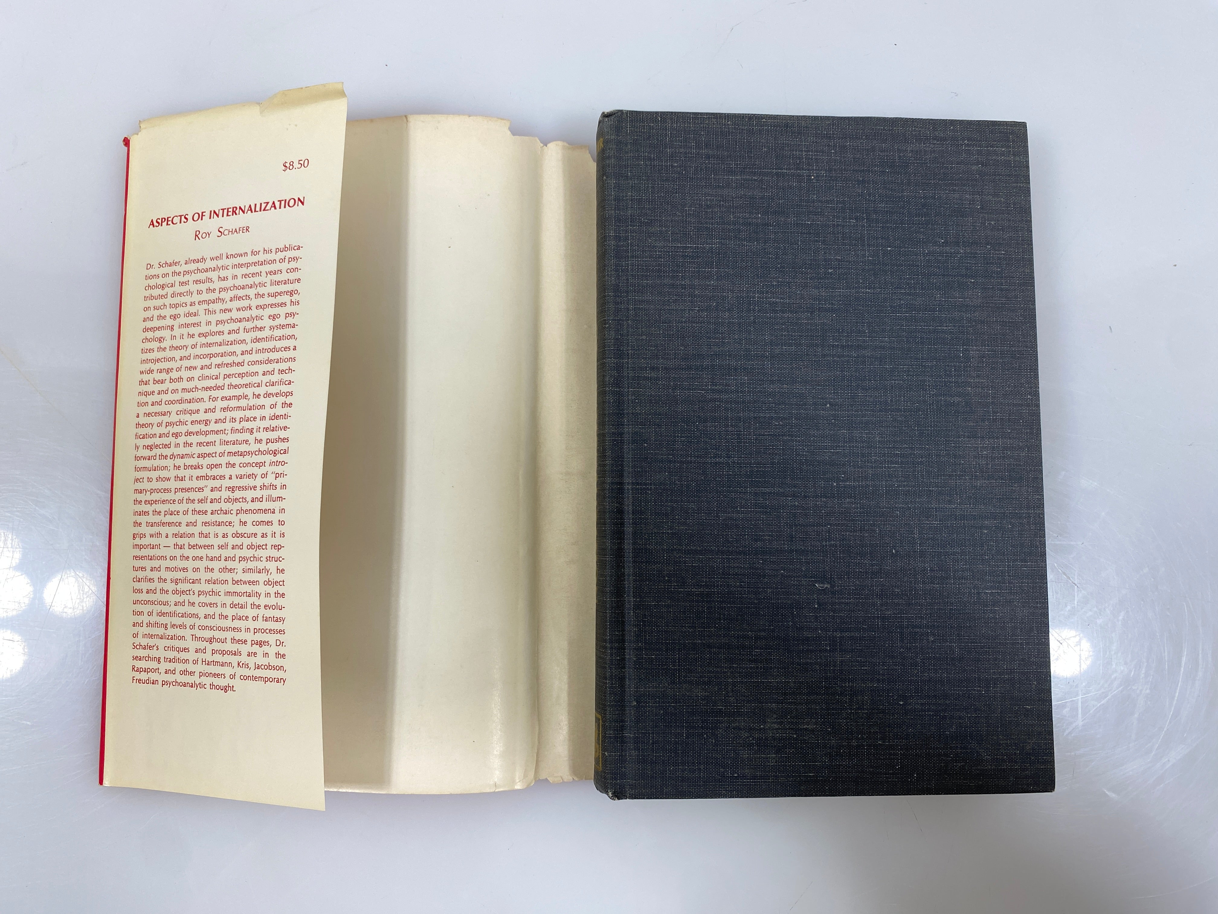 Aspects of Internalization by Roy Schafer 1973 Second Printing HC DJ