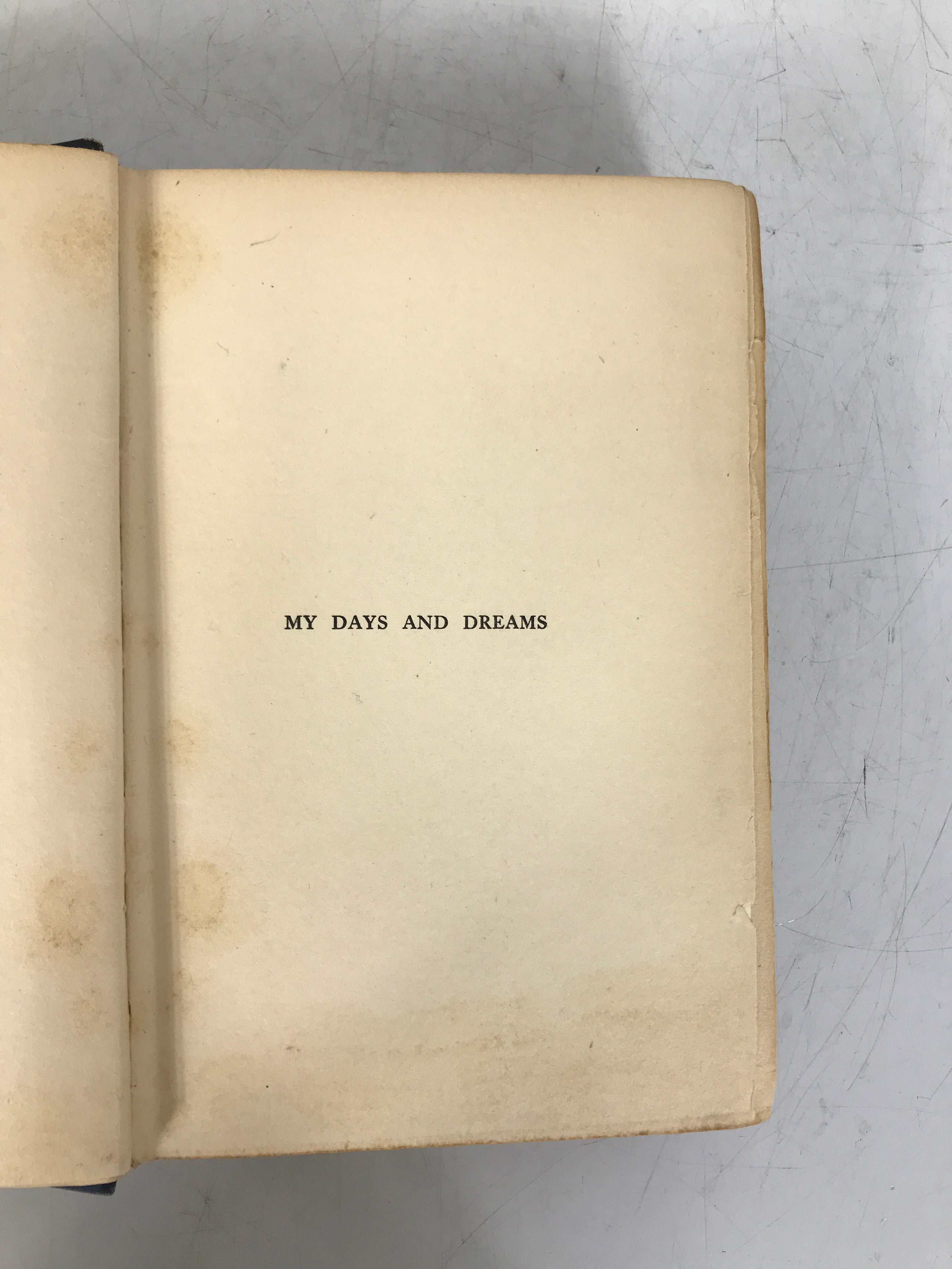 My Days and Dreams Edward Carpenter 1921 3rd Edition Antique HC