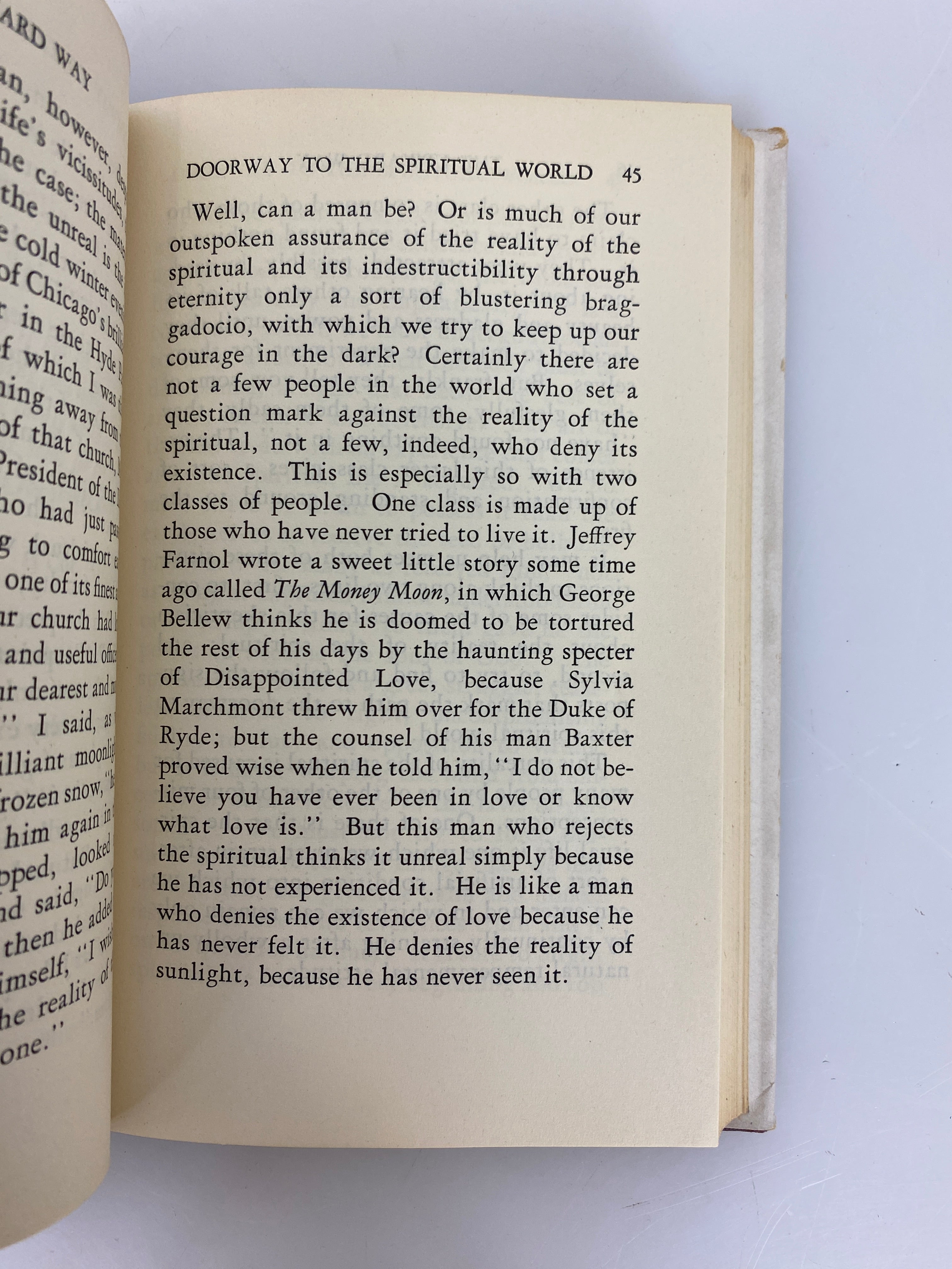 Signed The Upward Way by Joseph Vance 1945 HCDJ