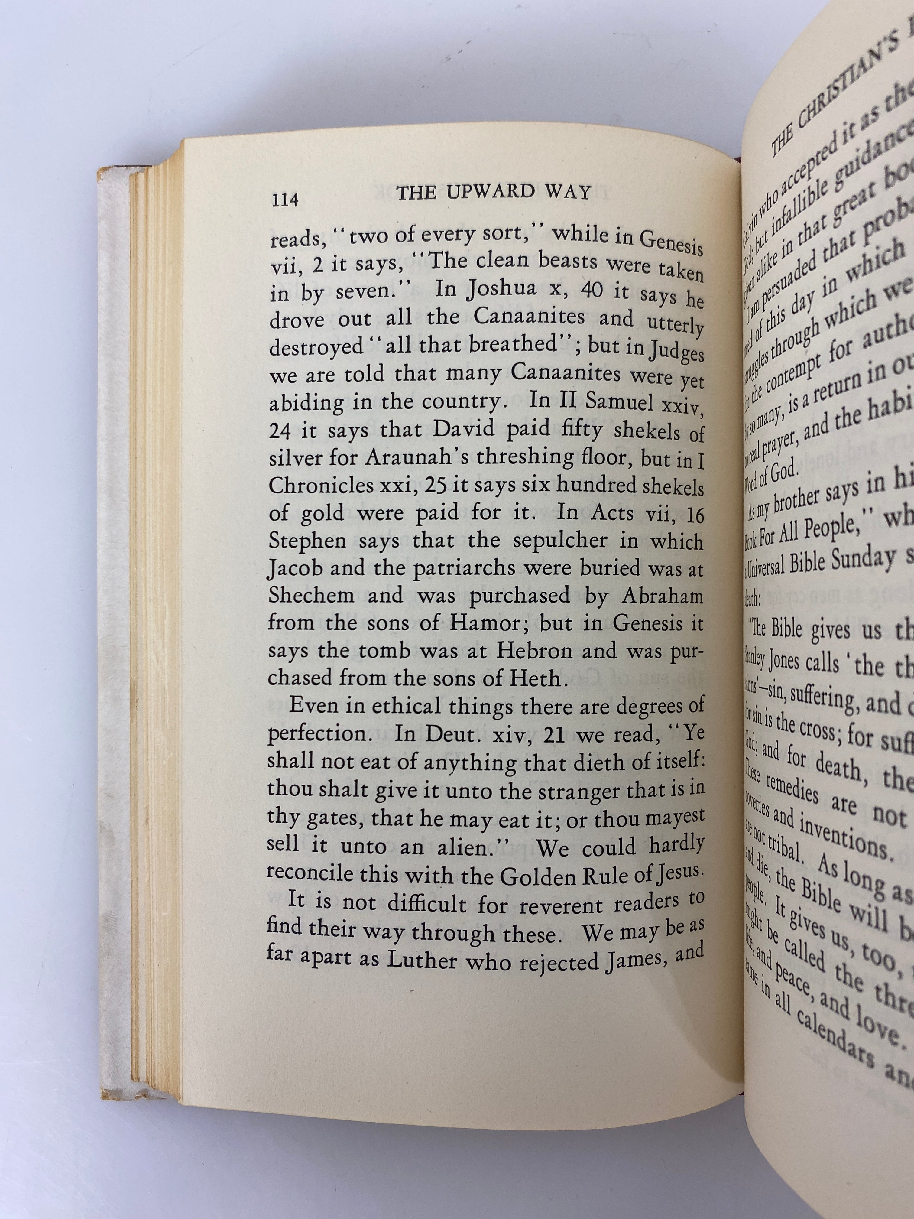 Signed The Upward Way by Joseph Vance 1945 HCDJ