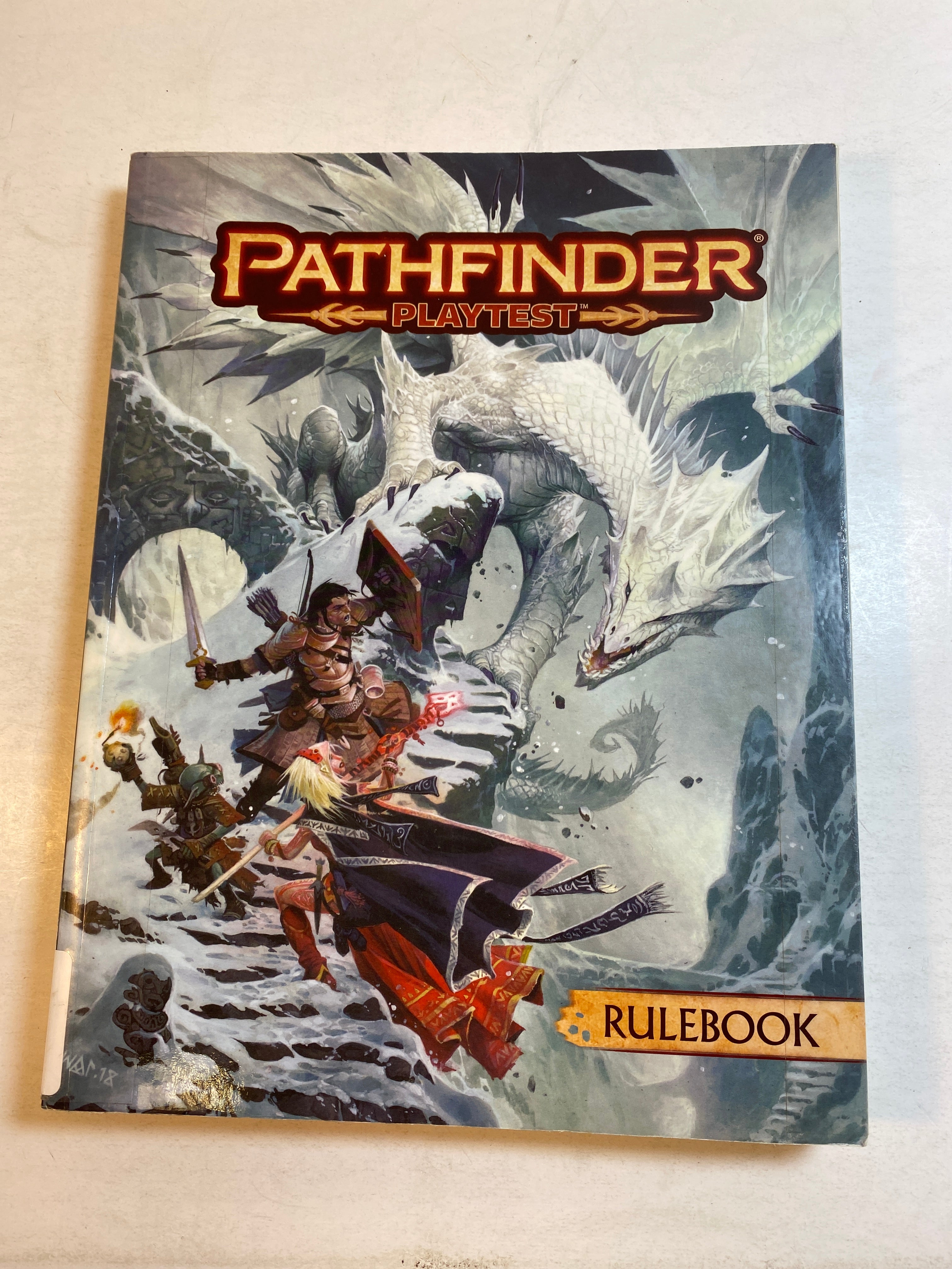 Pathfinder RPG Rulebook Playtest 2018