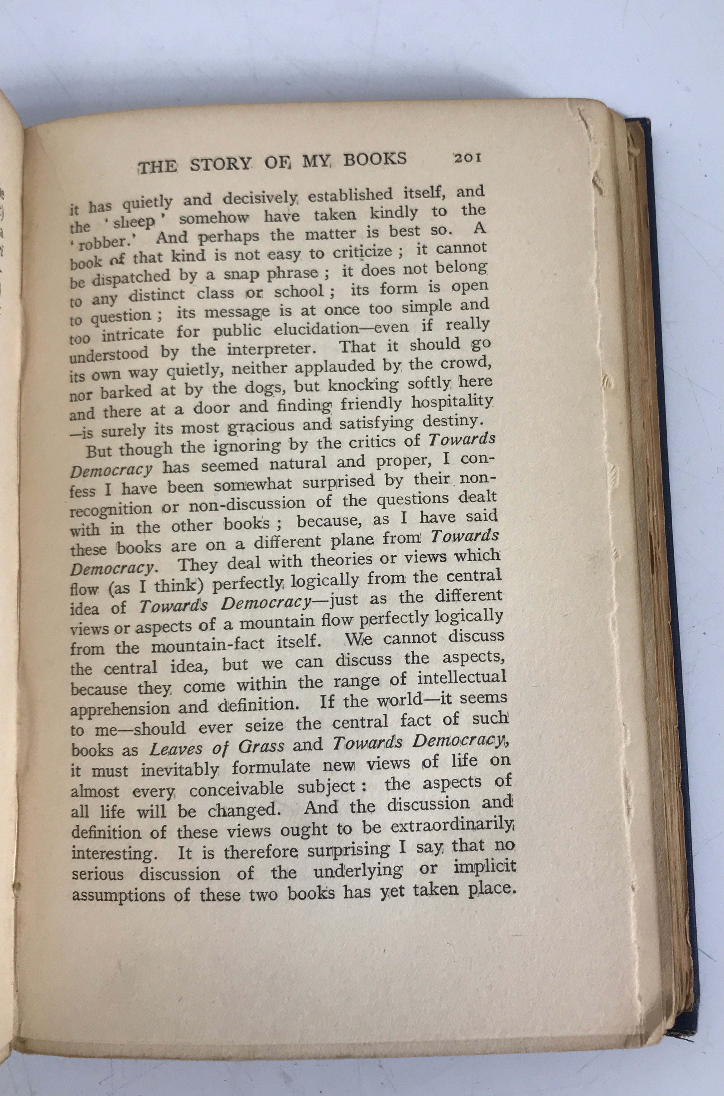 My Days and Dreams Edward Carpenter 1921 3rd Edition Antique HC