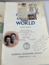 National Geographic Atlas of the World HC Edit Wilbur E. Garrett 1975 HC Signed