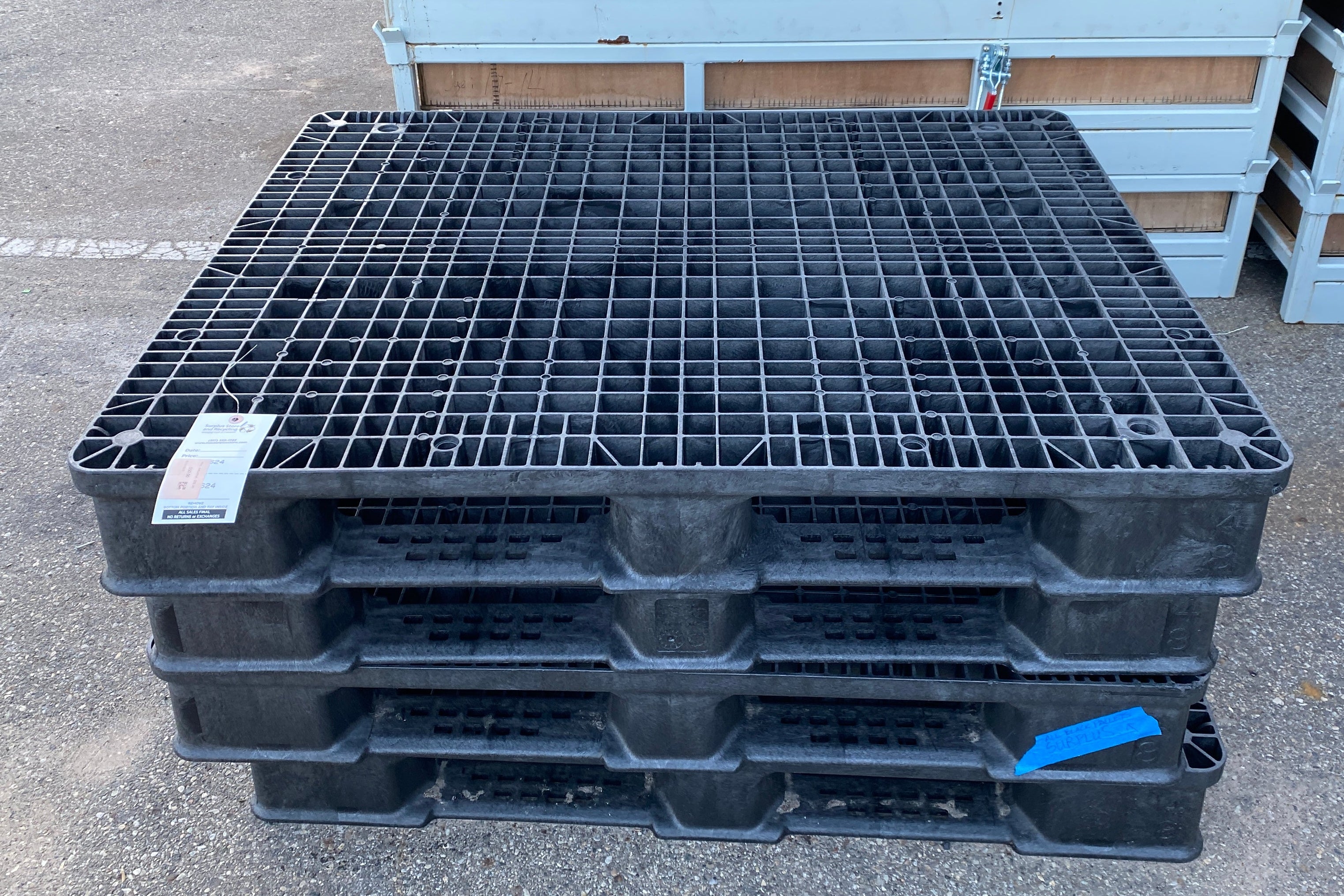 Uline #H-1211 Hard Plastic Pallet