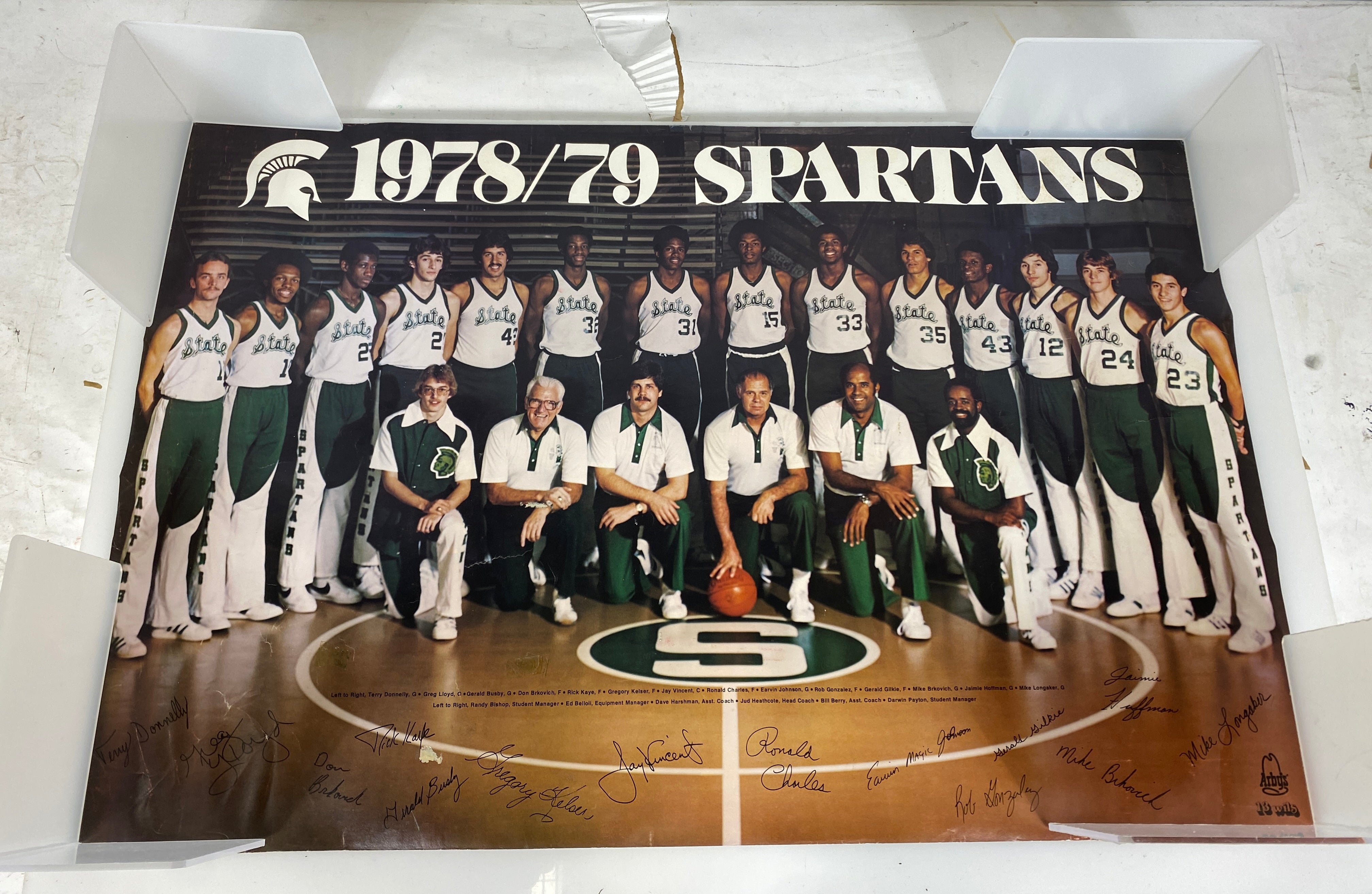 1978-79 Spartan Basketball Poster