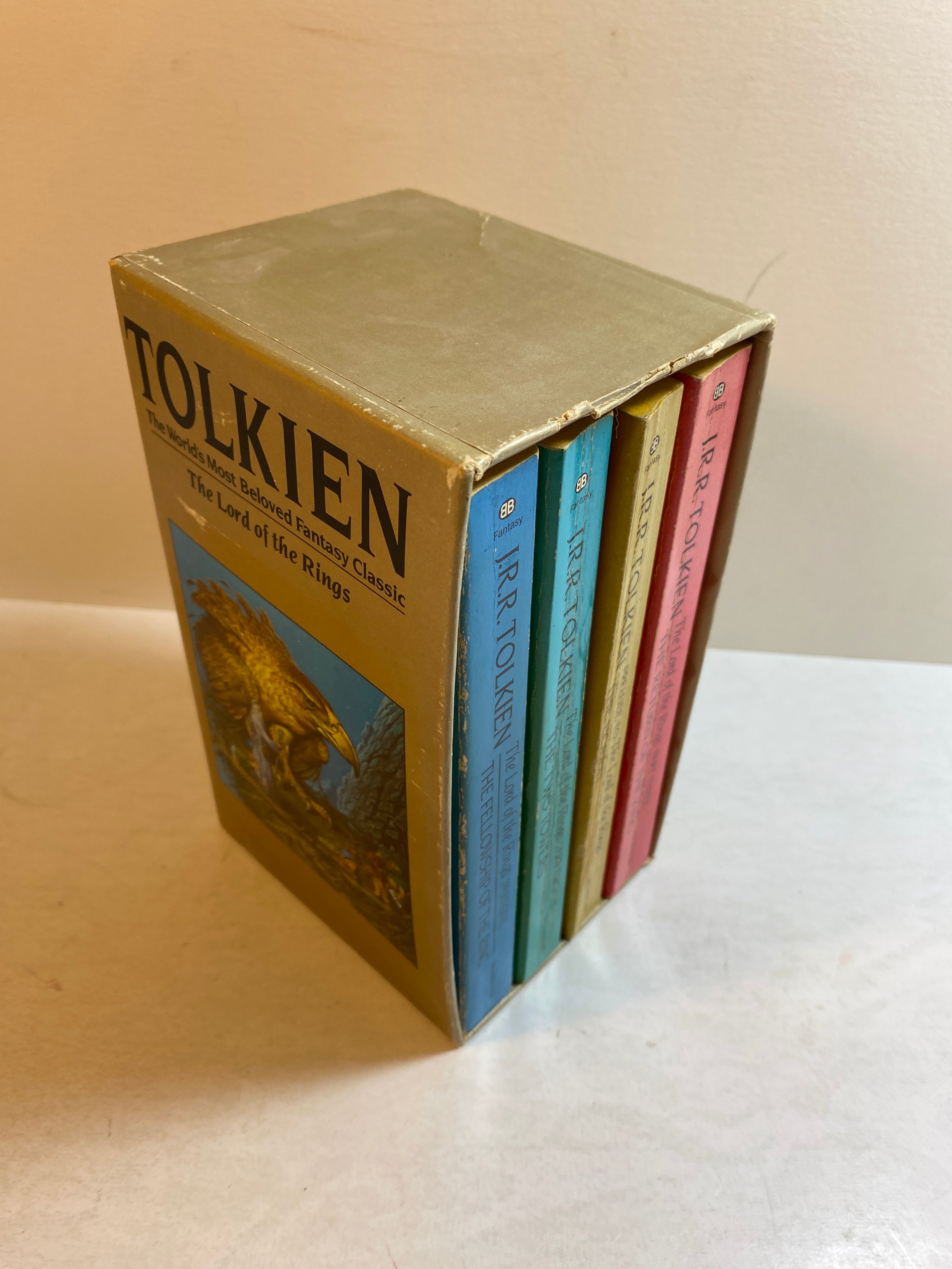 Lord of the Rings JRR Tolkien 4 Book Box Set 1984